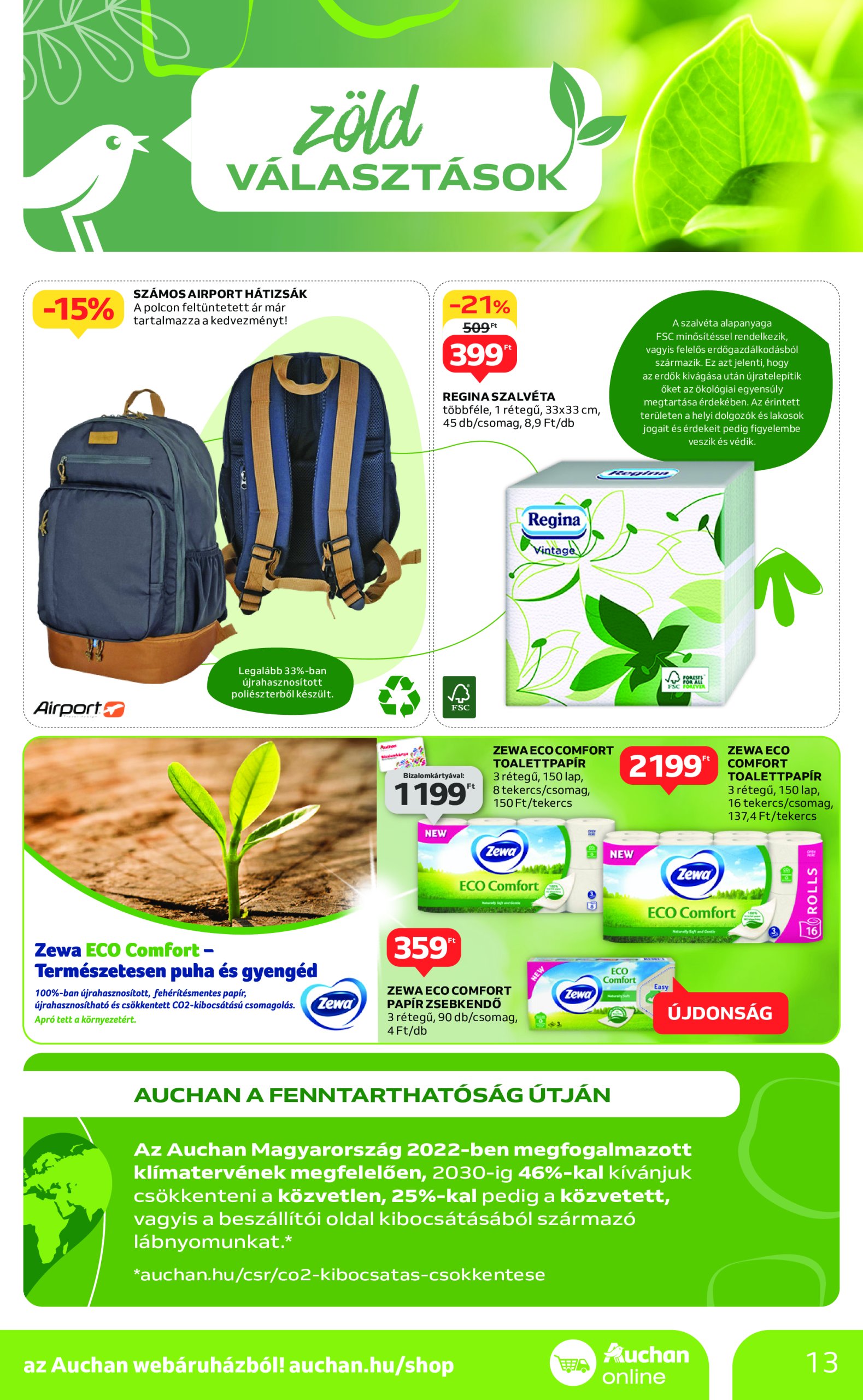 auchan - Auchan - Green Week akciós újság, érvényes 02.06. - 02.19. - page: 13