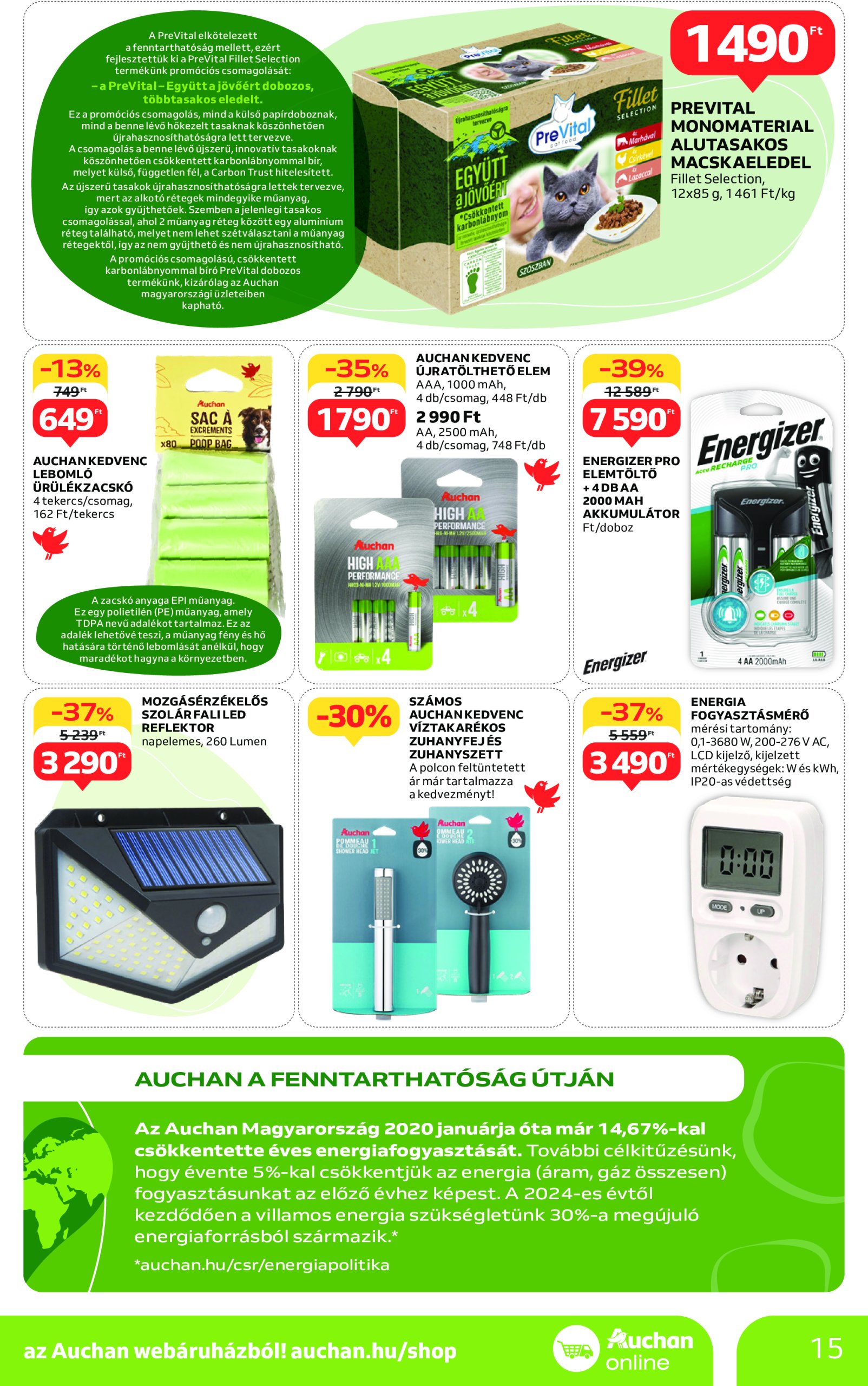 auchan - Auchan - Green Week akciós újság, érvényes 02.06. - 02.19. - page: 15