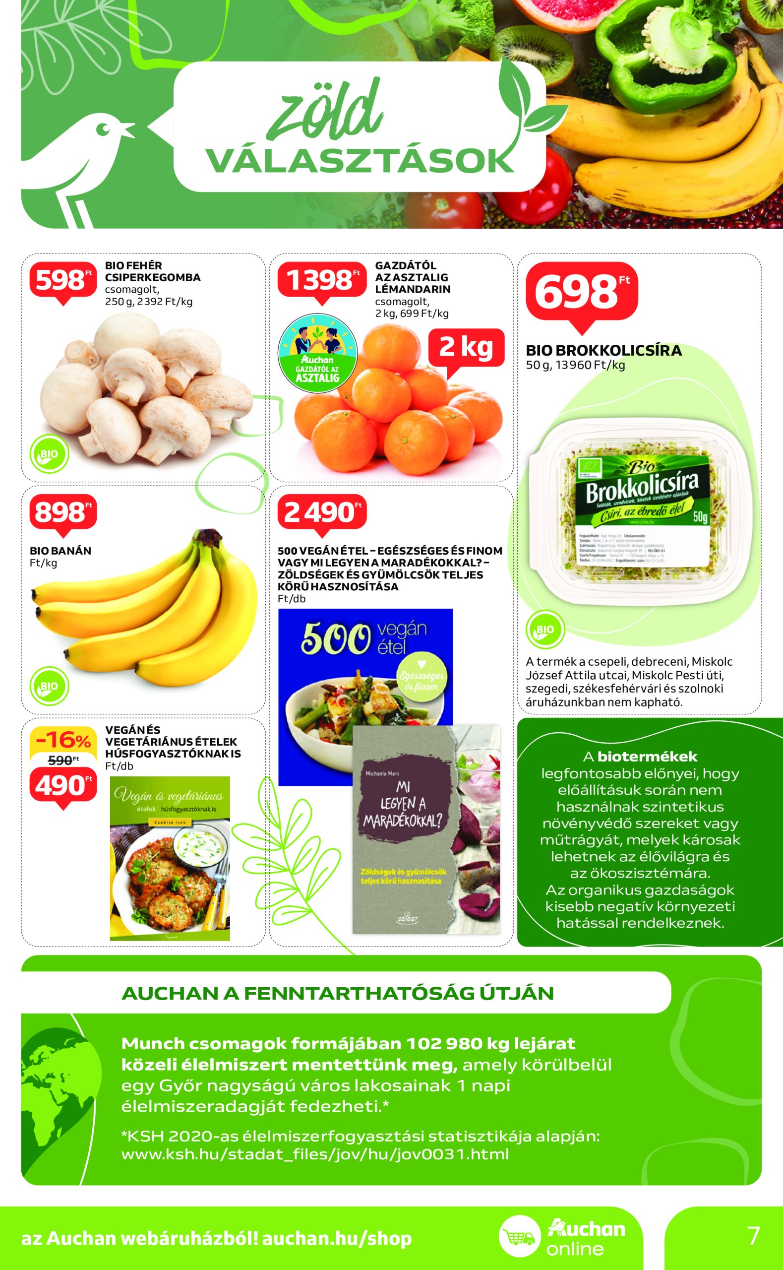 auchan - Auchan - Green Week akciós újság, érvényes 02.06. - 02.19. - page: 7