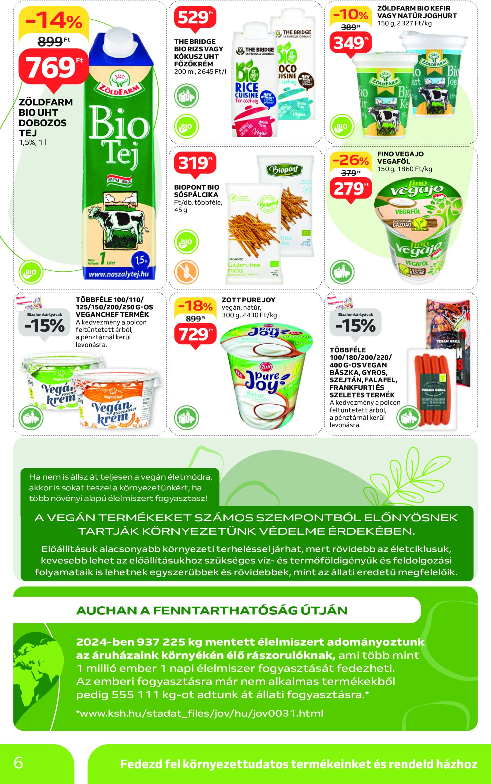 auchan - Auchan - Green Week akciós újság, érvényes 02.06. - 02.19. - page: 6