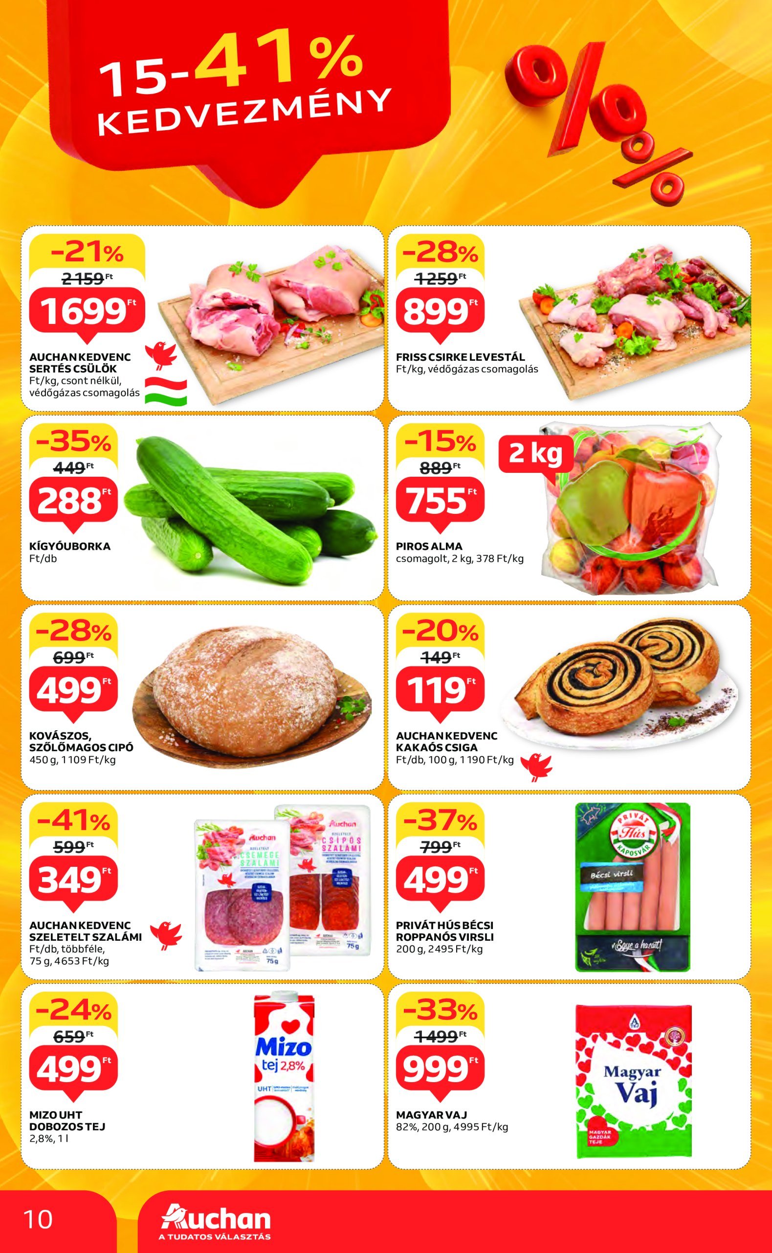 auchan - Auchan akciós újság, érvényes 02.13. - 02.19. - page: 10