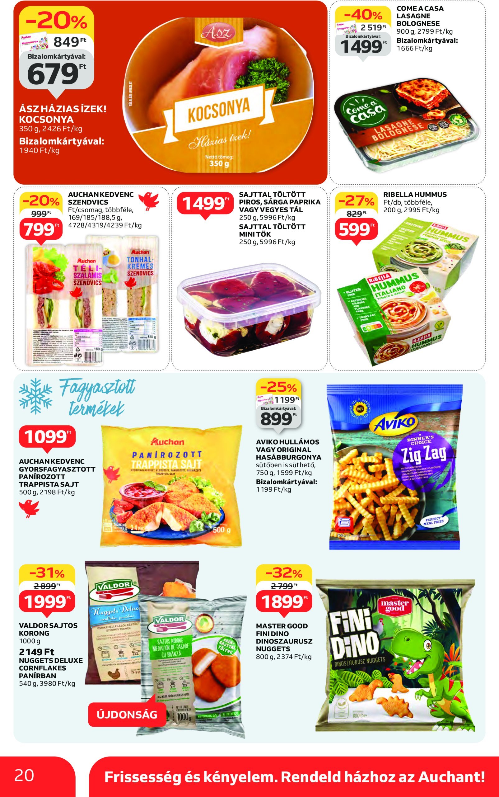 auchan - Auchan akciós újság, érvényes 02.13. - 02.19. - page: 20