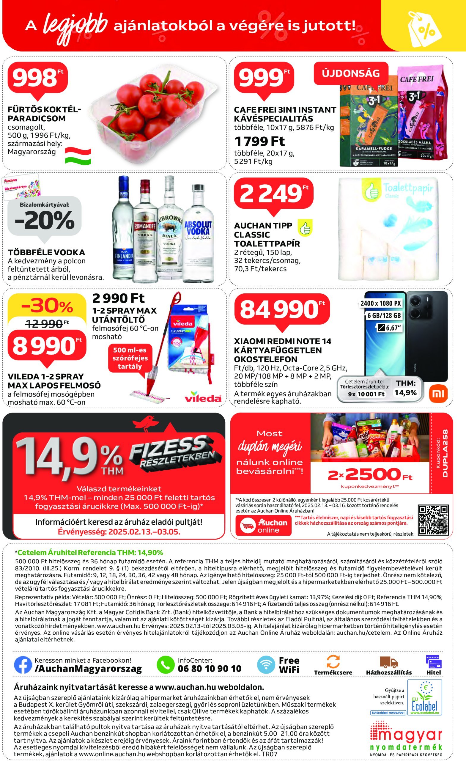 auchan - Auchan akciós újság, érvényes 02.13. - 02.19. - page: 54