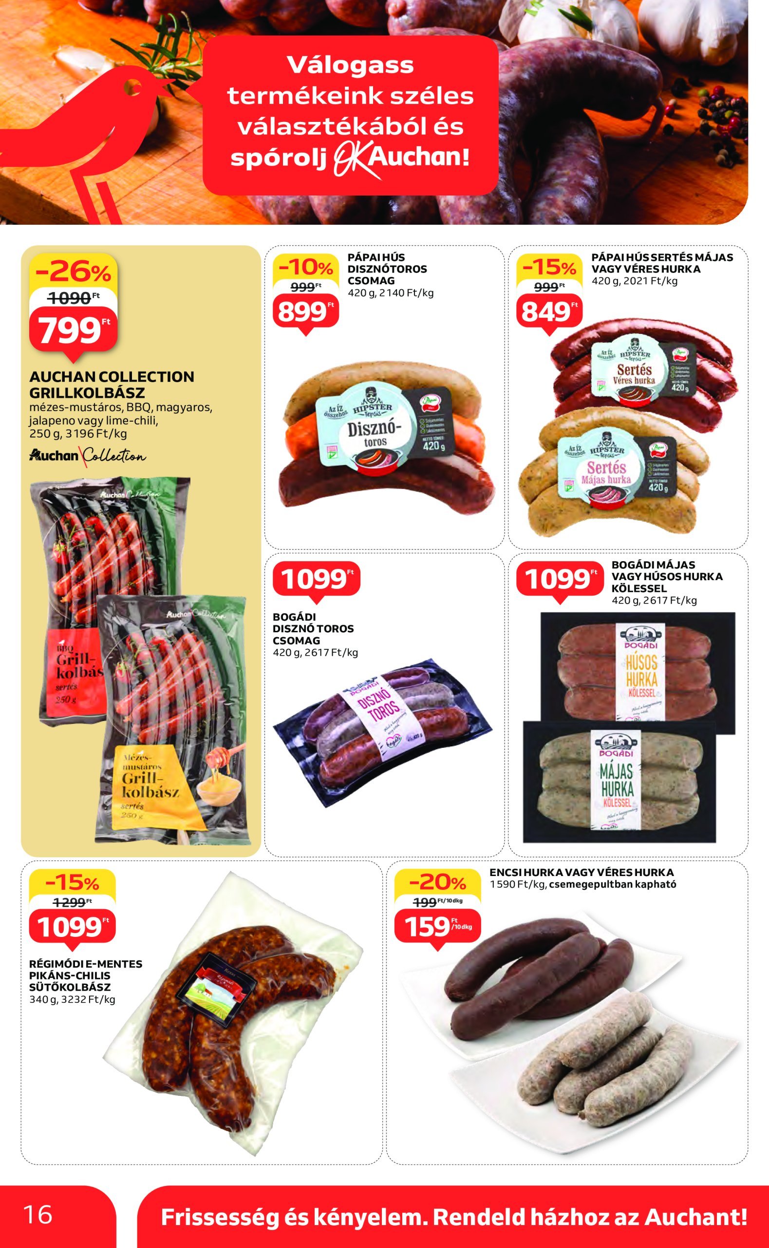 auchan - Auchan akciós újság, érvényes 02.13. - 02.19. - page: 16