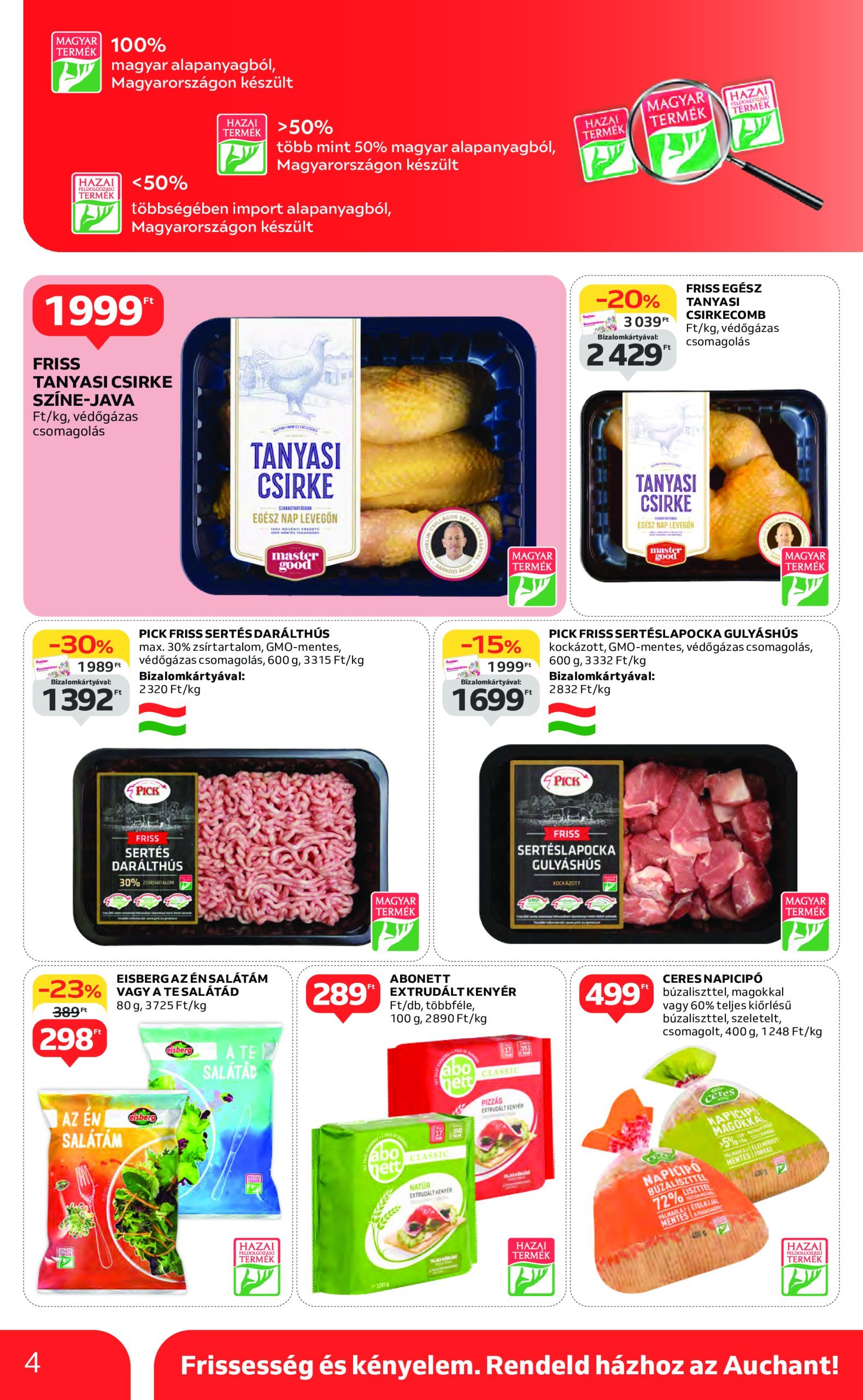 auchan - Auchan akciós újság, érvényes 02.13. - 02.19. - page: 4