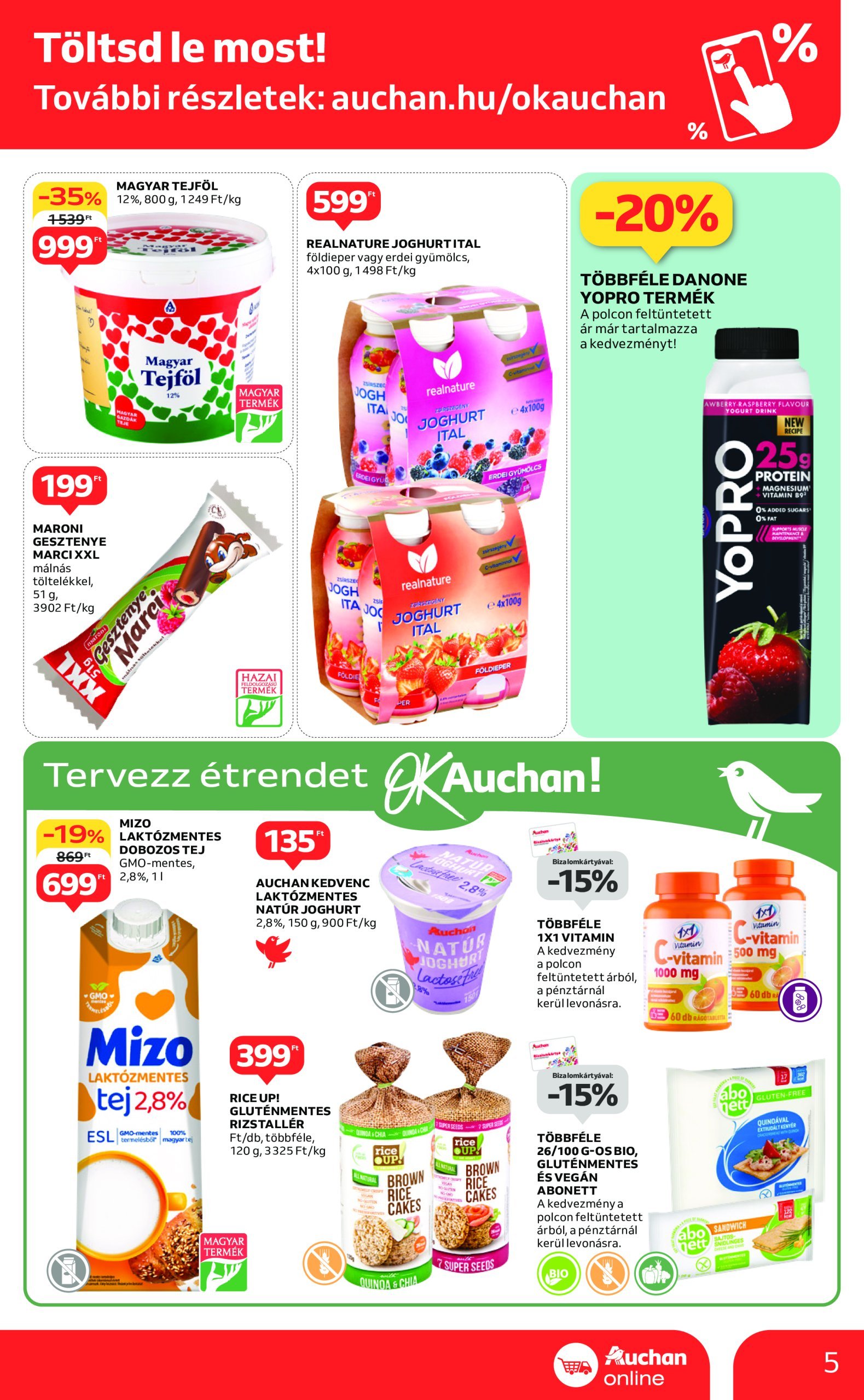 auchan - Auchan szupermarket akciós újság, érvényes 02.13. - 02.19. - page: 5