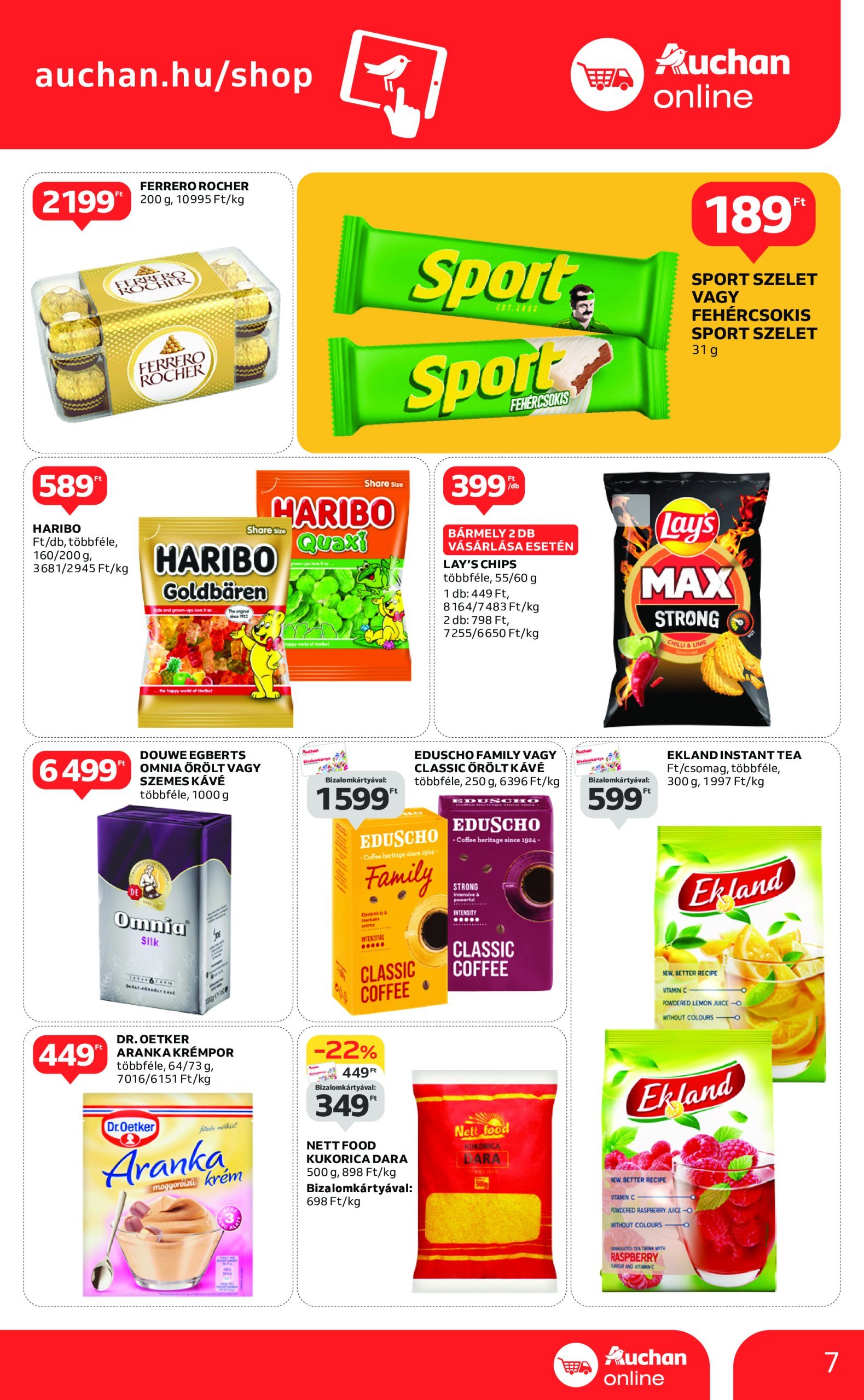 auchan - Auchan szupermarket akciós újság, érvényes 02.13. - 02.19. - page: 7