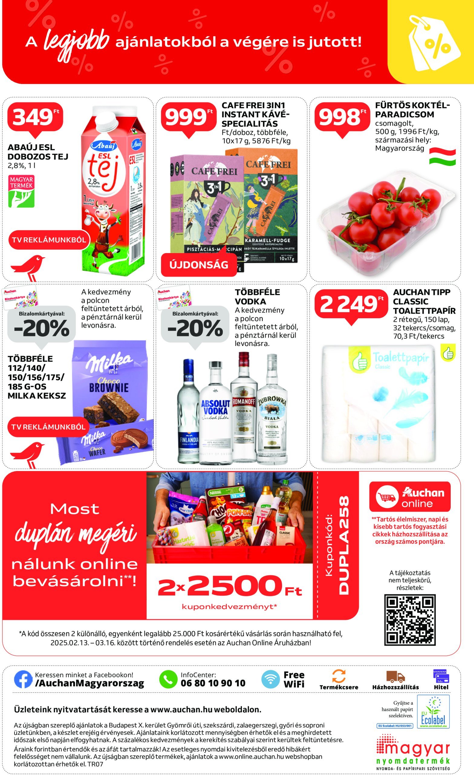 auchan - Auchan szupermarket akciós újság, érvényes 02.13. - 02.19. - page: 12