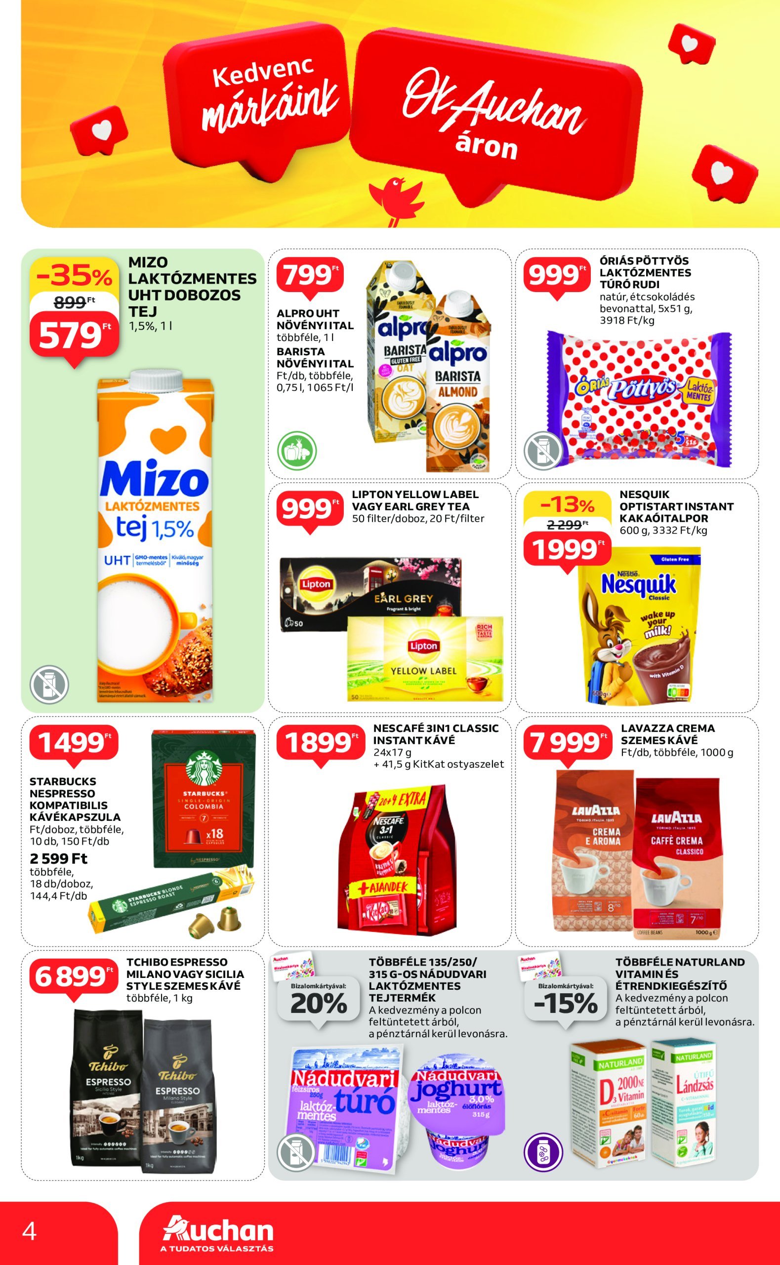 auchan - Auchan - Kedvenc márkáink akciós újság, érvényes 02.20. - 03.05. - page: 4