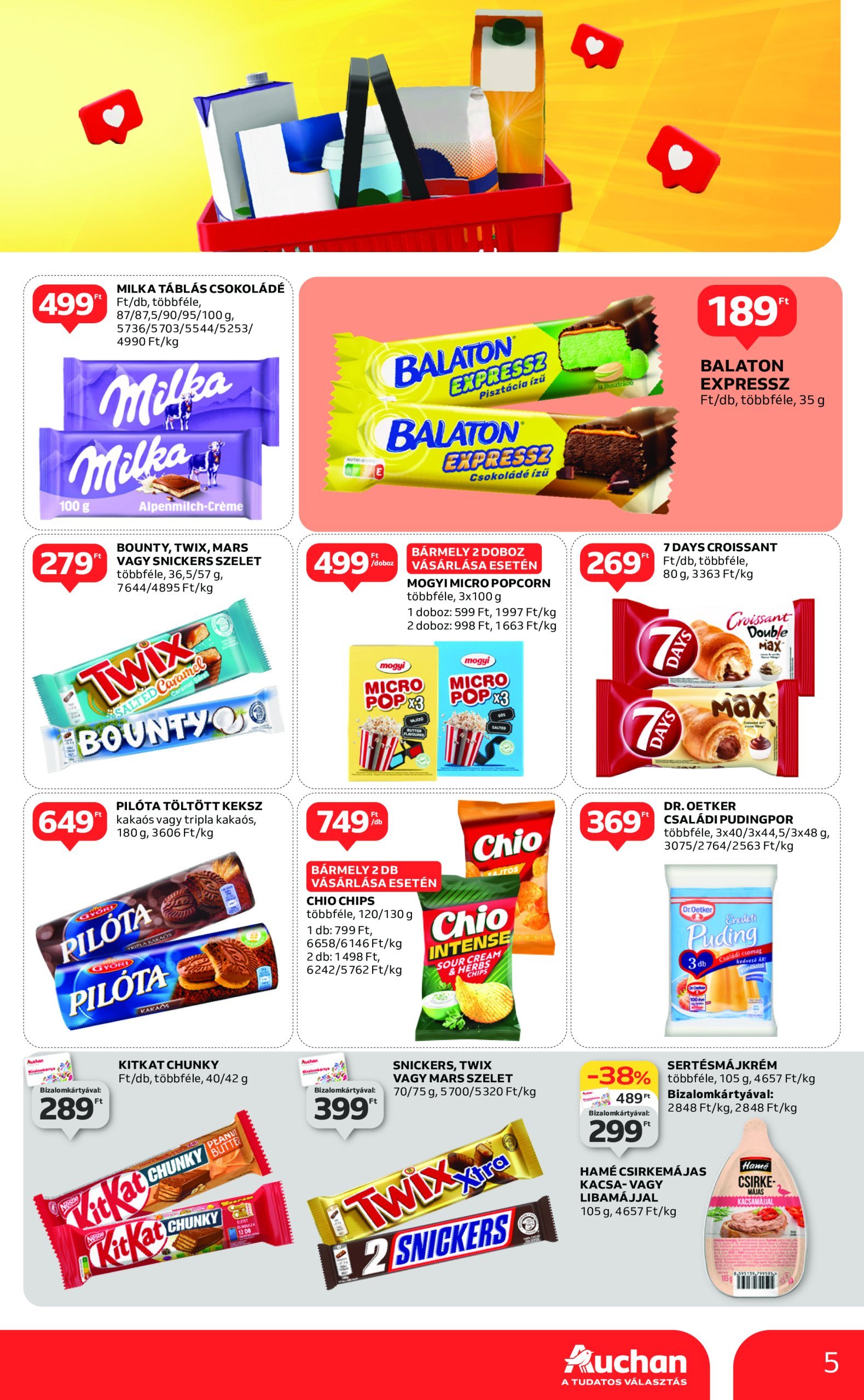 auchan - Auchan - Kedvenc márkáink akciós újság, érvényes 02.20. - 03.05. - page: 5