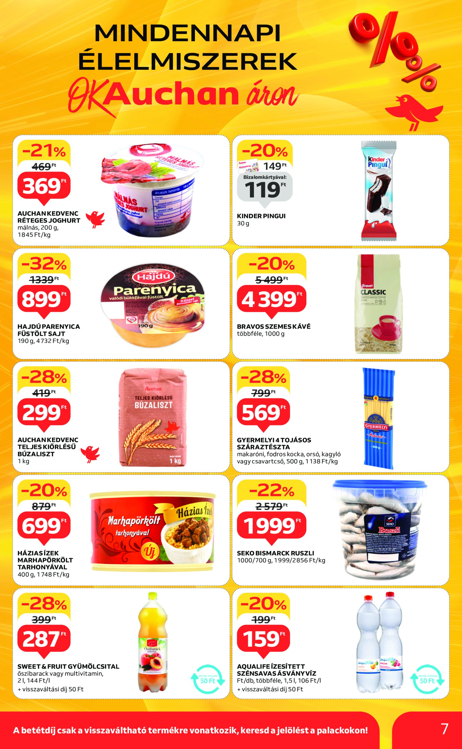 auchan - Auchan szupermarket akciós újság, érvényes 02.20. - 02.26. - page: 7