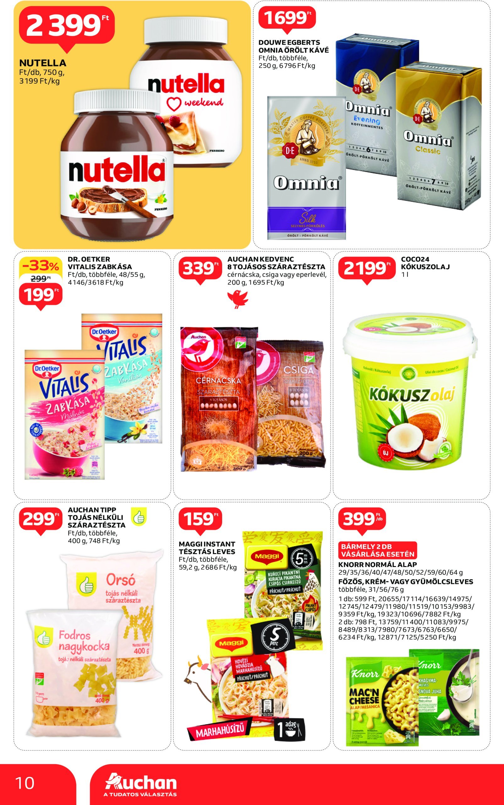 auchan - Auchan szupermarket akciós újság, érvényes 02.20. - 02.26. - page: 10