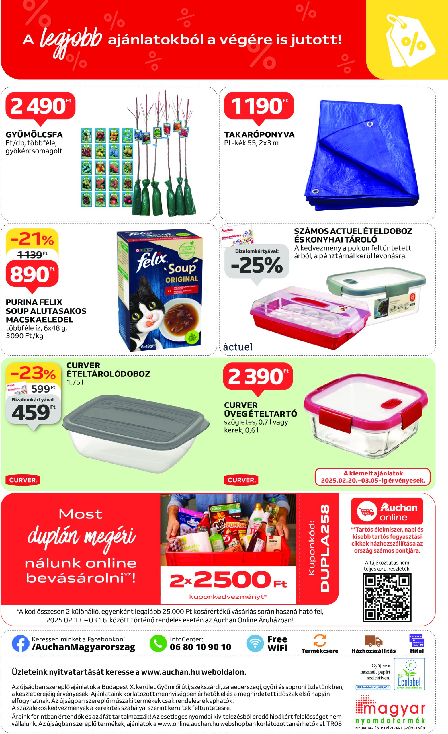 auchan - Auchan szupermarket akciós újság, érvényes 02.20. - 02.26. - page: 12