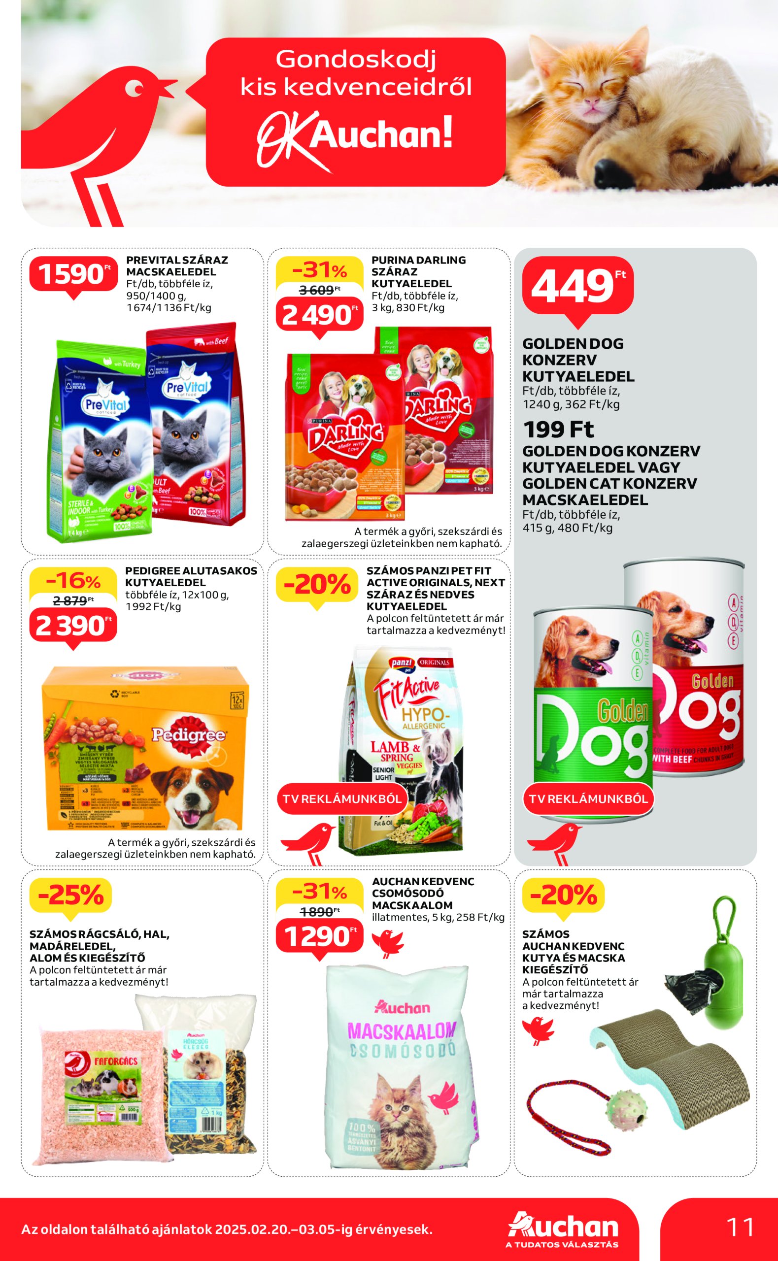 auchan - Auchan szupermarket akciós újság, érvényes 02.20. - 02.26. - page: 11