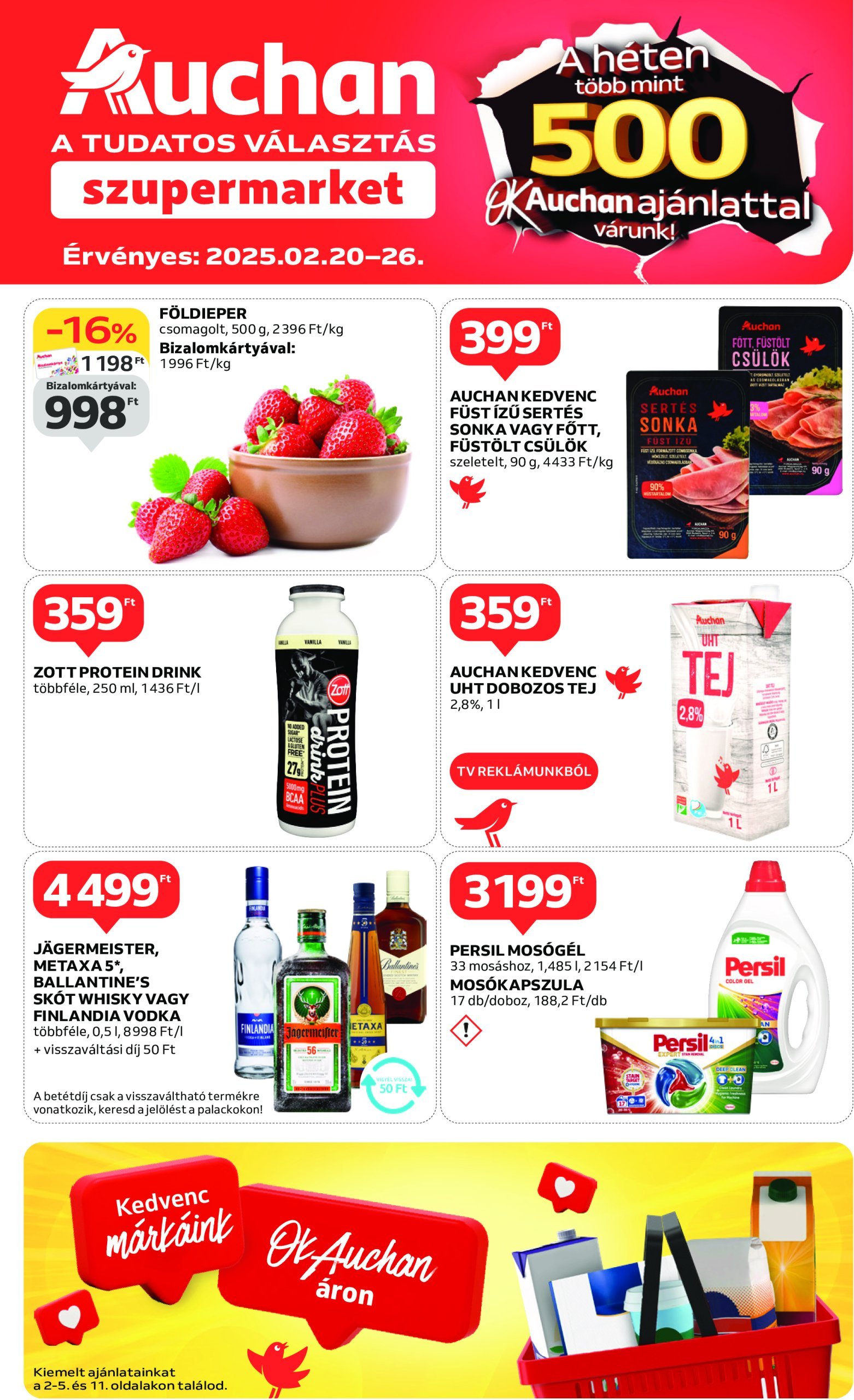 auchan - Auchan szupermarket akciós újság, érvényes 02.20. - 02.26.