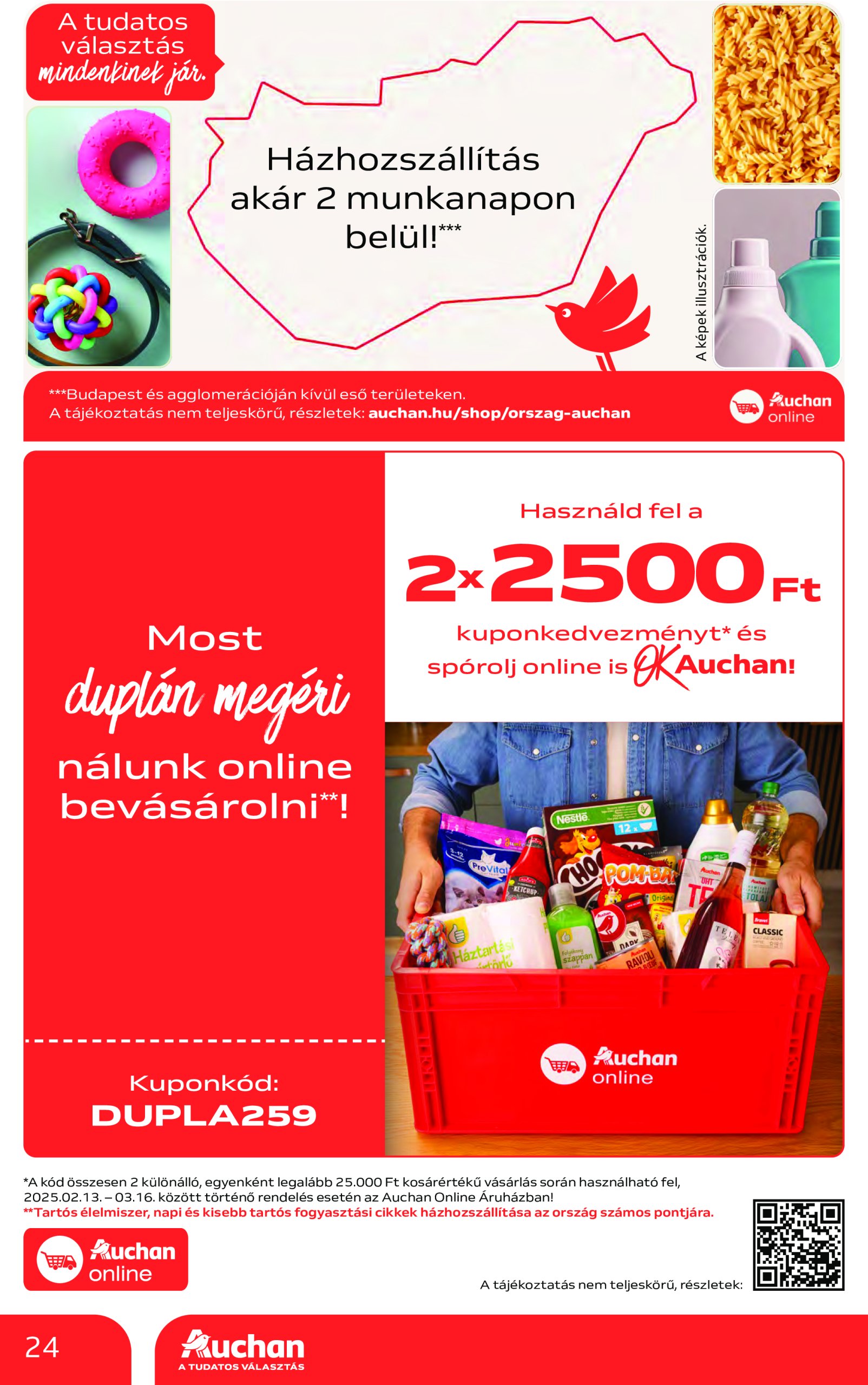 auchan - Auchan akciós újság, érvényes 02.20. - 02.26. - page: 24