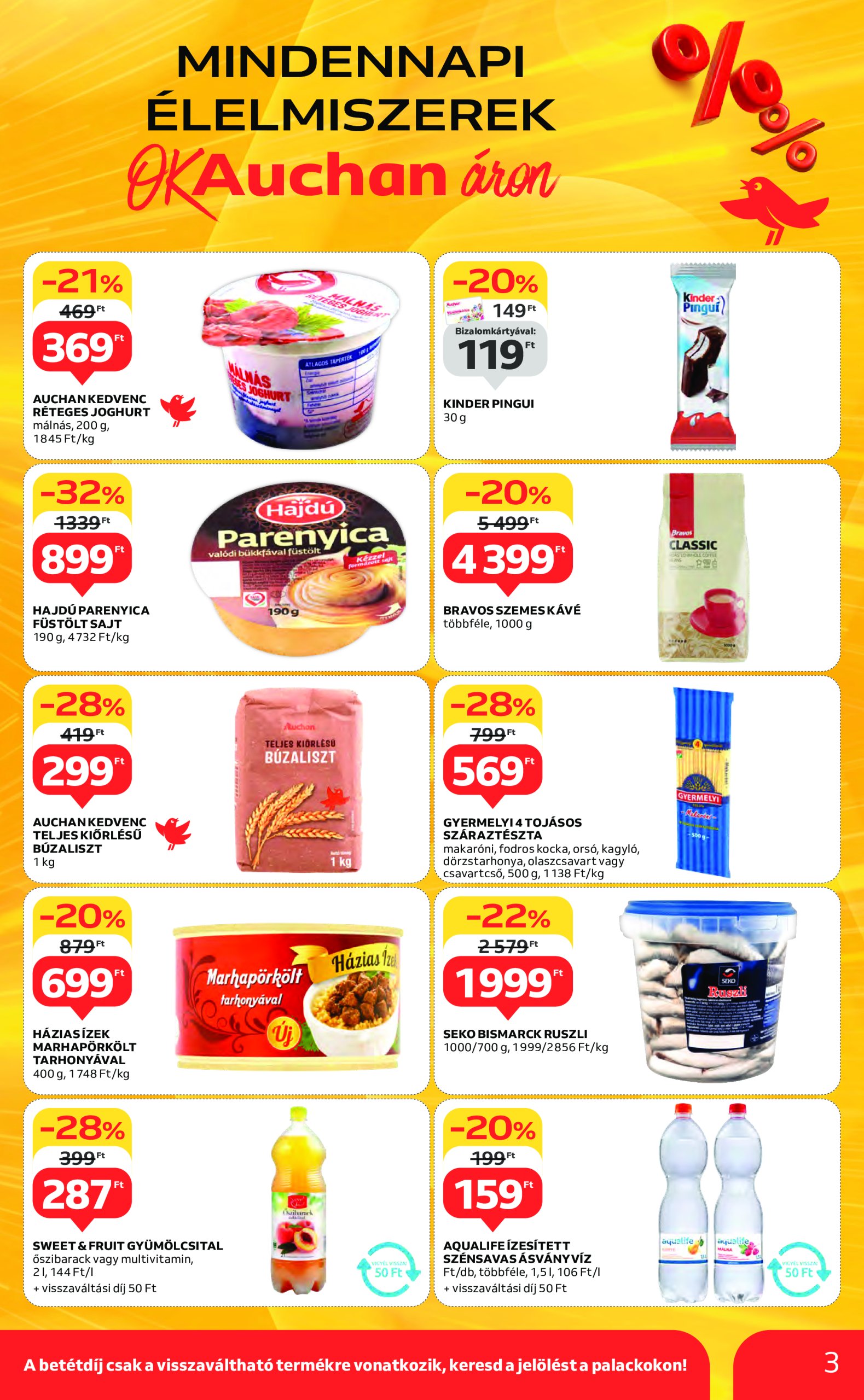 auchan - Auchan akciós újság, érvényes 02.20. - 02.26. - page: 3