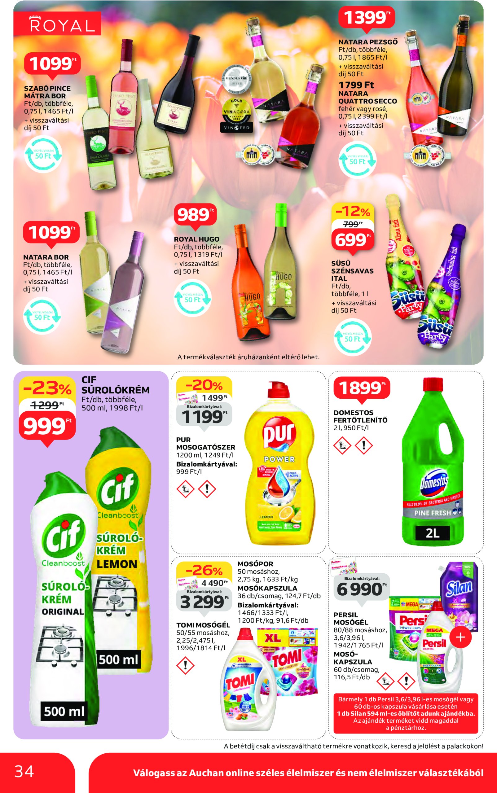 auchan - Auchan akciós újság, érvényes 03.13. - 03.19. - page: 34