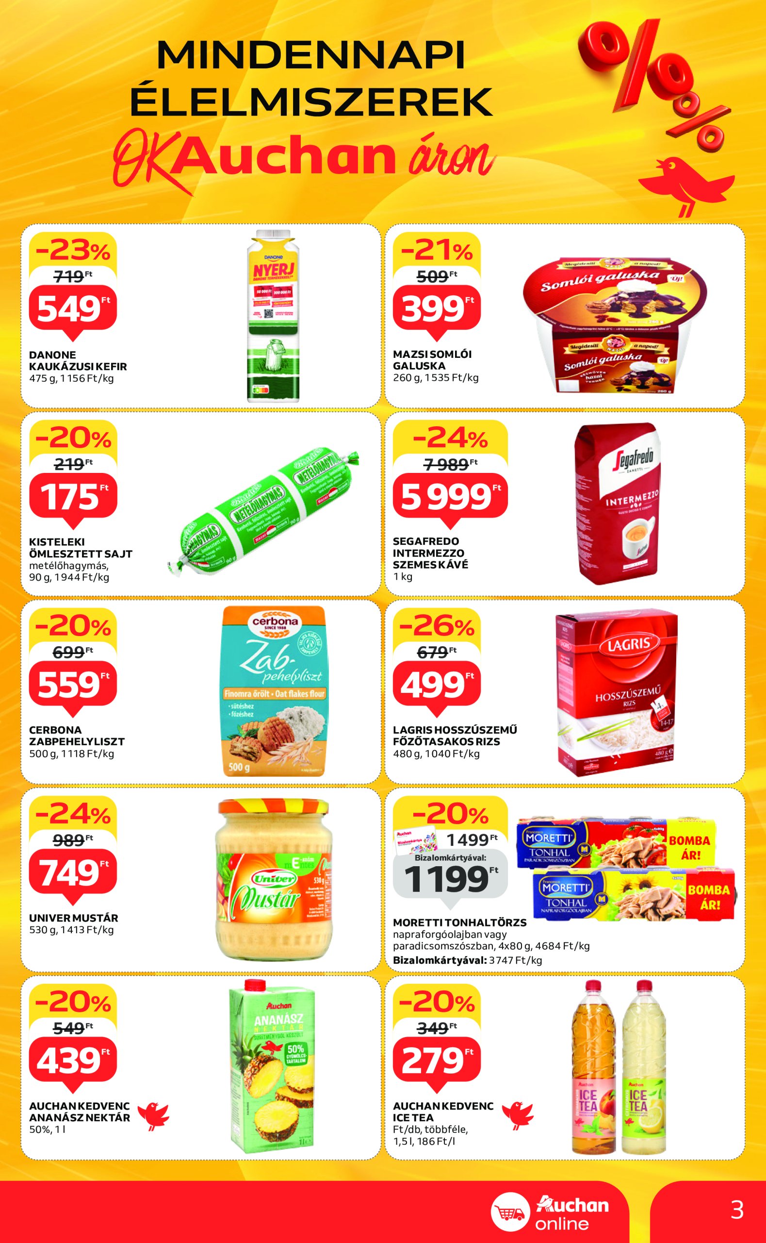 auchan - Auchan szupermarket akciós újság, érvényes 03.13. - 03.19. - page: 3