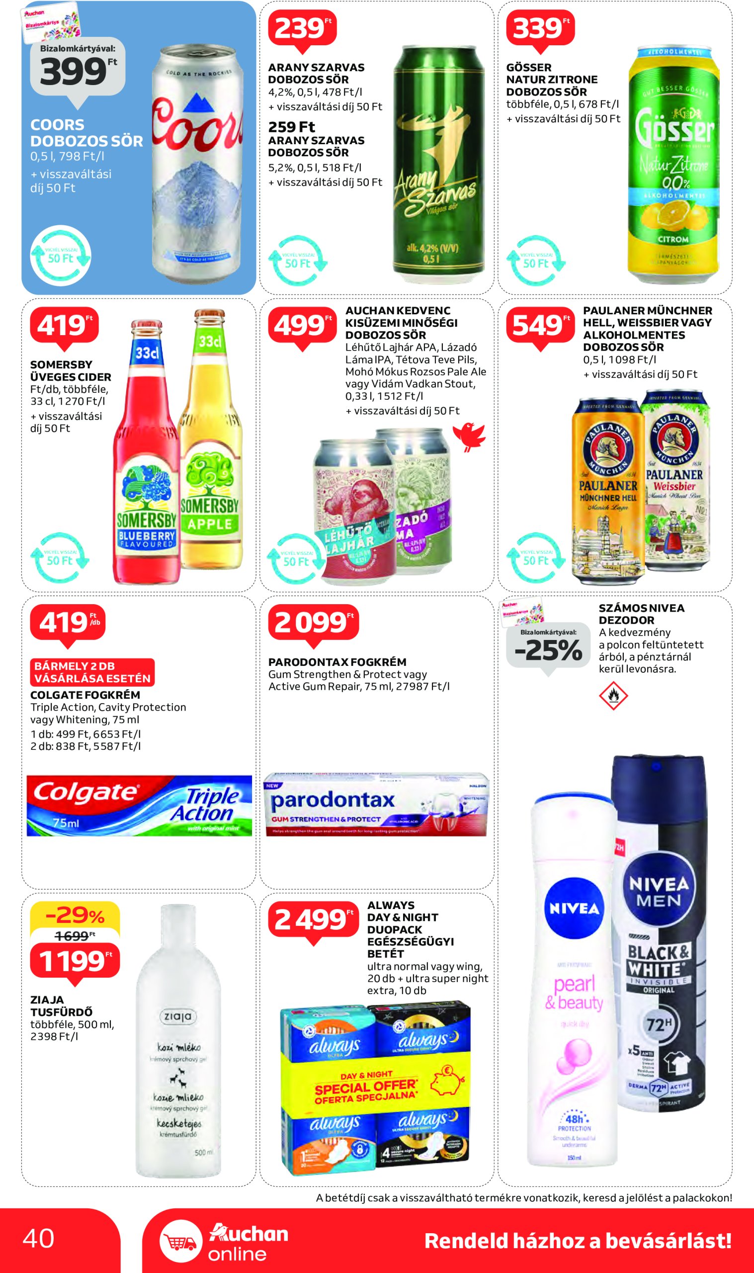auchan - Auchan akciós újság, érvényes 04.10. - 04.16. - page: 40 auchan - Auchan akciós újság, érvényes 04.10. - 04.16. - page: 40