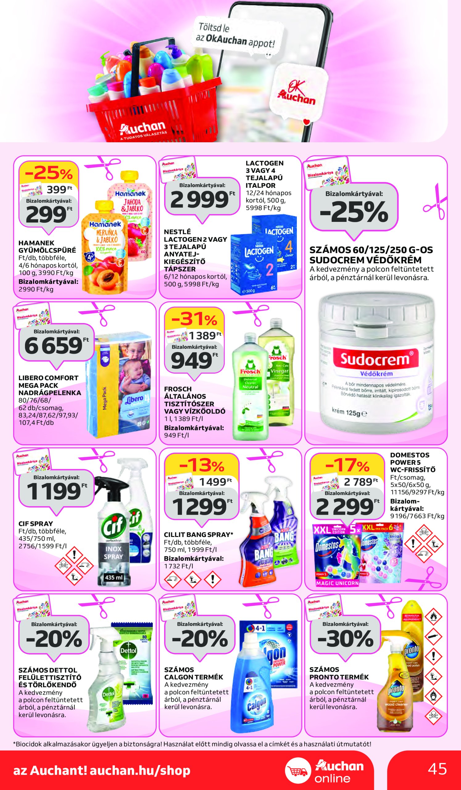 auchan - Auchan akciós újság, érvényes 04.10. - 04.16. - page: 45 auchan - Auchan akciós újság, érvényes 04.10. - 04.16. - page: 45