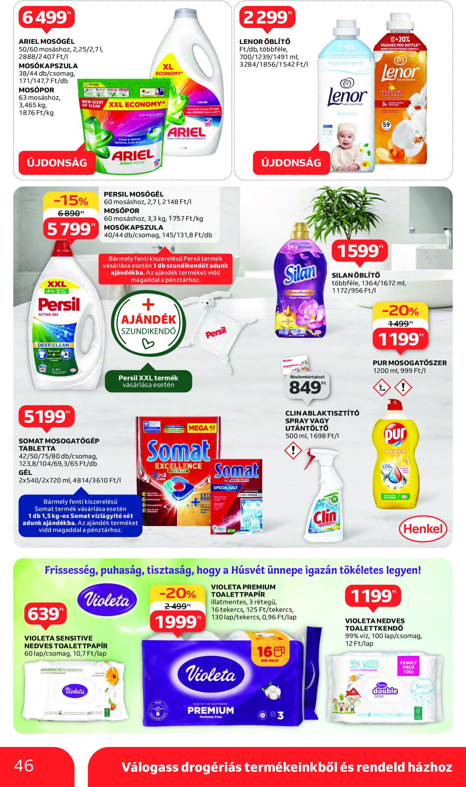 auchan - Auchan akciós újság, érvényes 04.10. - 04.16. - page: 46 auchan - Auchan akciós újság, érvényes 04.10. - 04.16. - page: 46