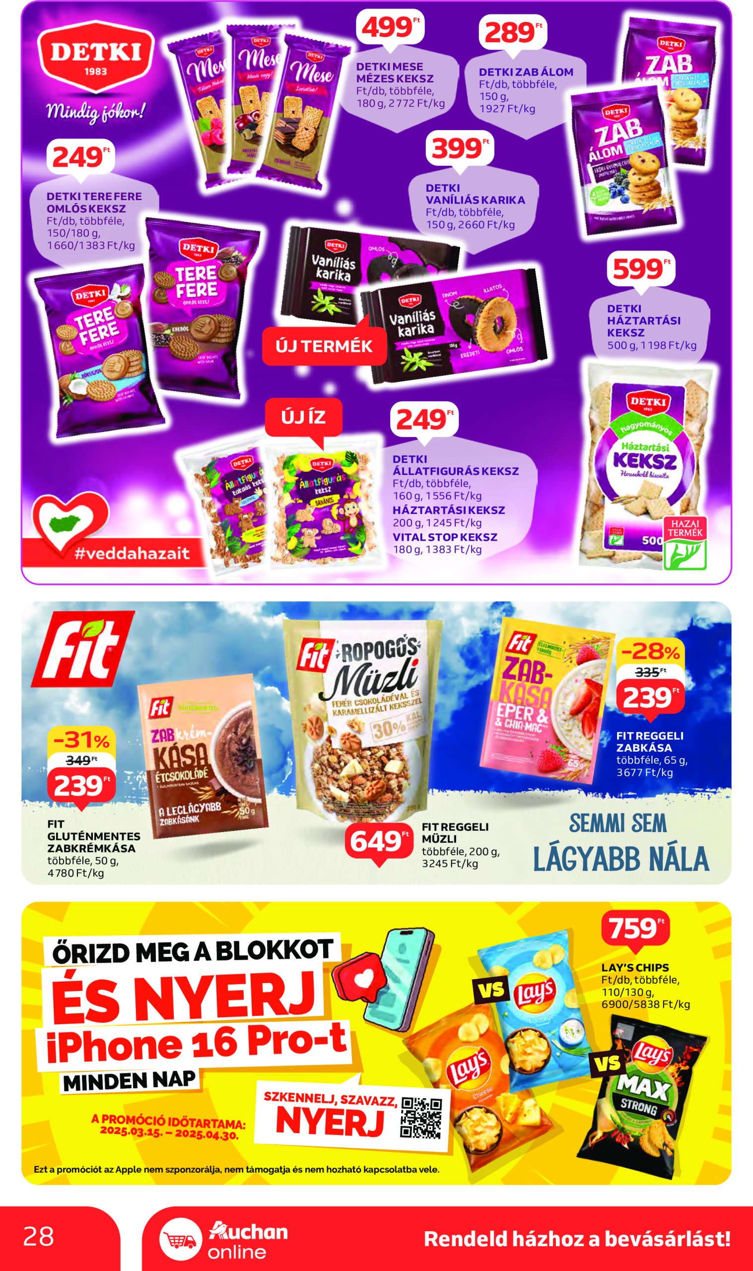 auchan - Auchan akciós újság, érvényes 04.10. - 04.16. - page: 28 auchan - Auchan akciós újság, érvényes 04.10. - 04.16. - page: 28
