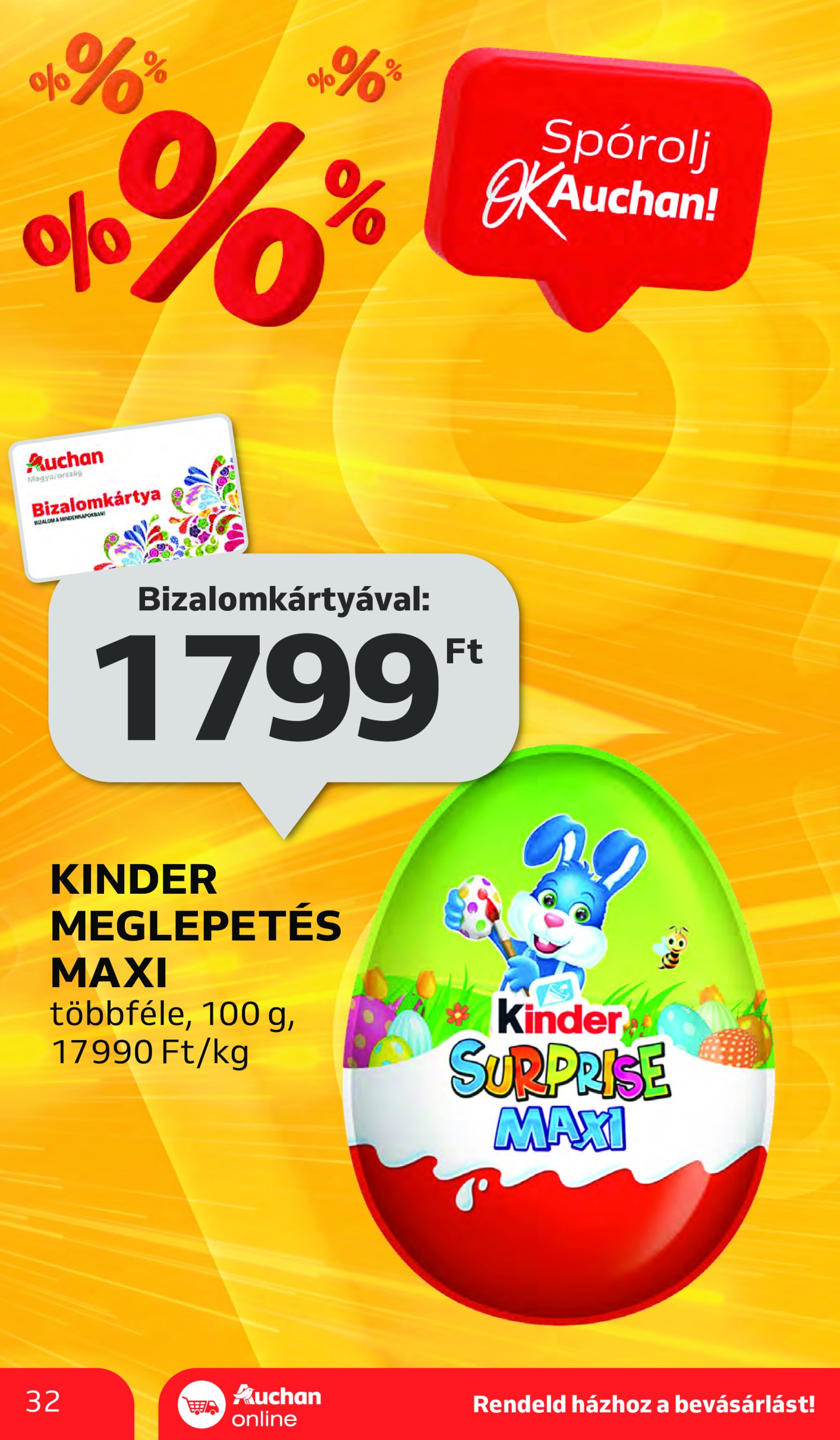 auchan - Auchan akciós újság, érvényes 04.10. - 04.16. - page: 32 auchan - Auchan akciós újság, érvényes 04.10. - 04.16. - page: 32