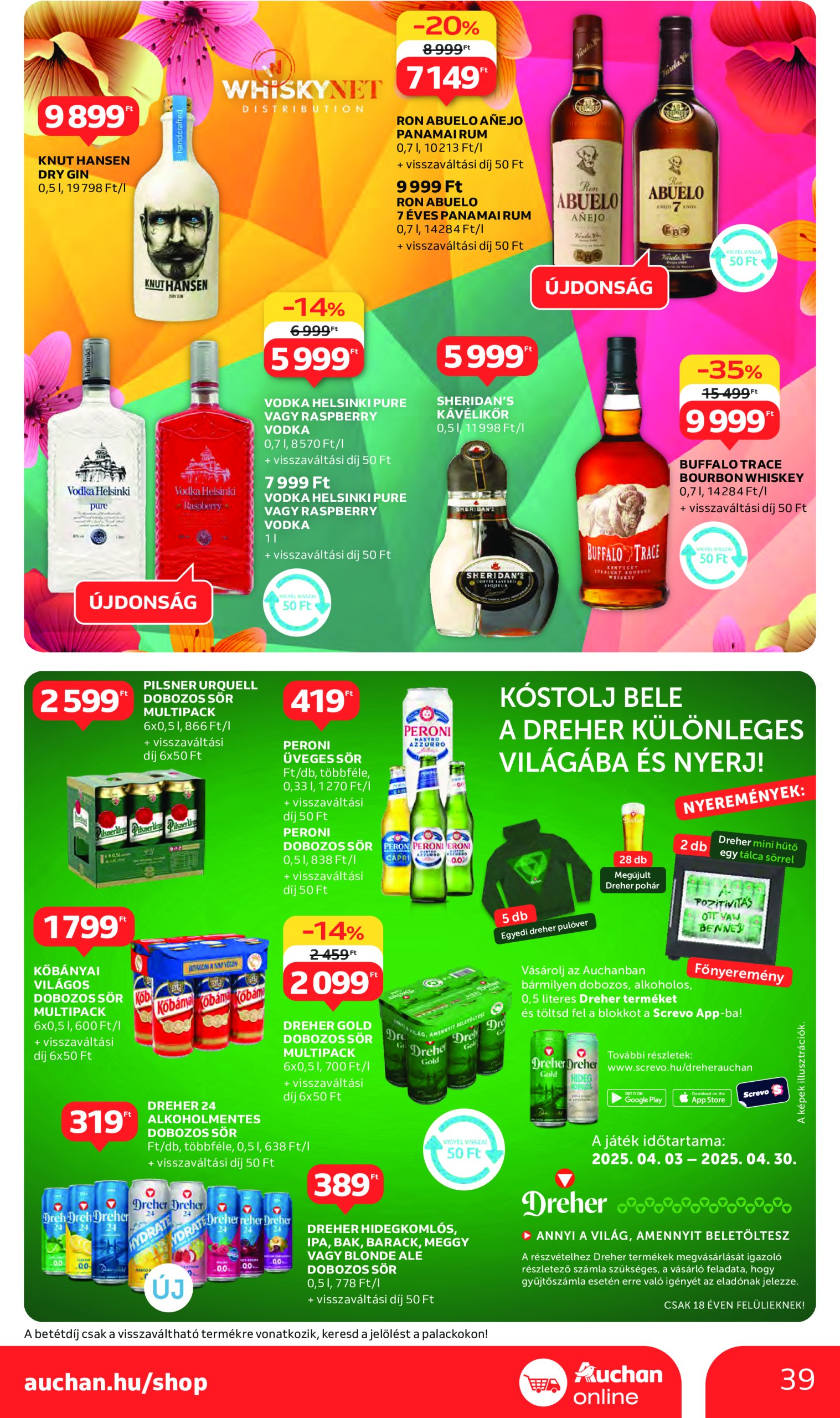 auchan - Auchan akciós újság, érvényes 04.10. - 04.16. - page: 39 auchan - Auchan akciós újság, érvényes 04.10. - 04.16. - page: 39