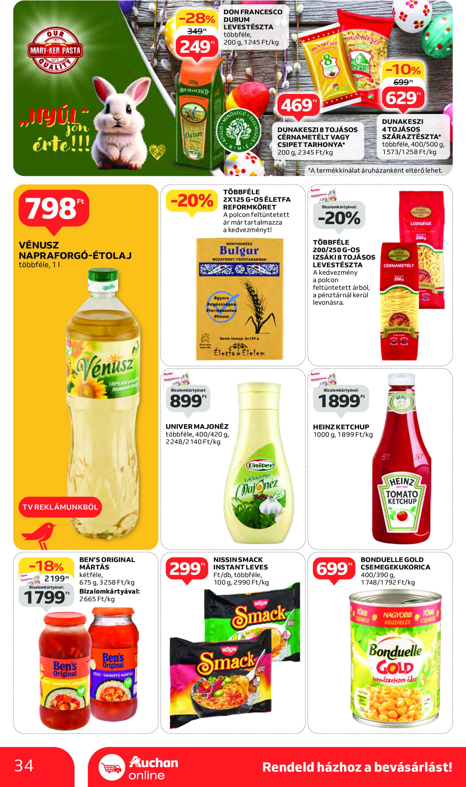 auchan - Auchan akciós újság, érvényes 04.10. - 04.16. - page: 34 auchan - Auchan akciós újság, érvényes 04.10. - 04.16. - page: 34