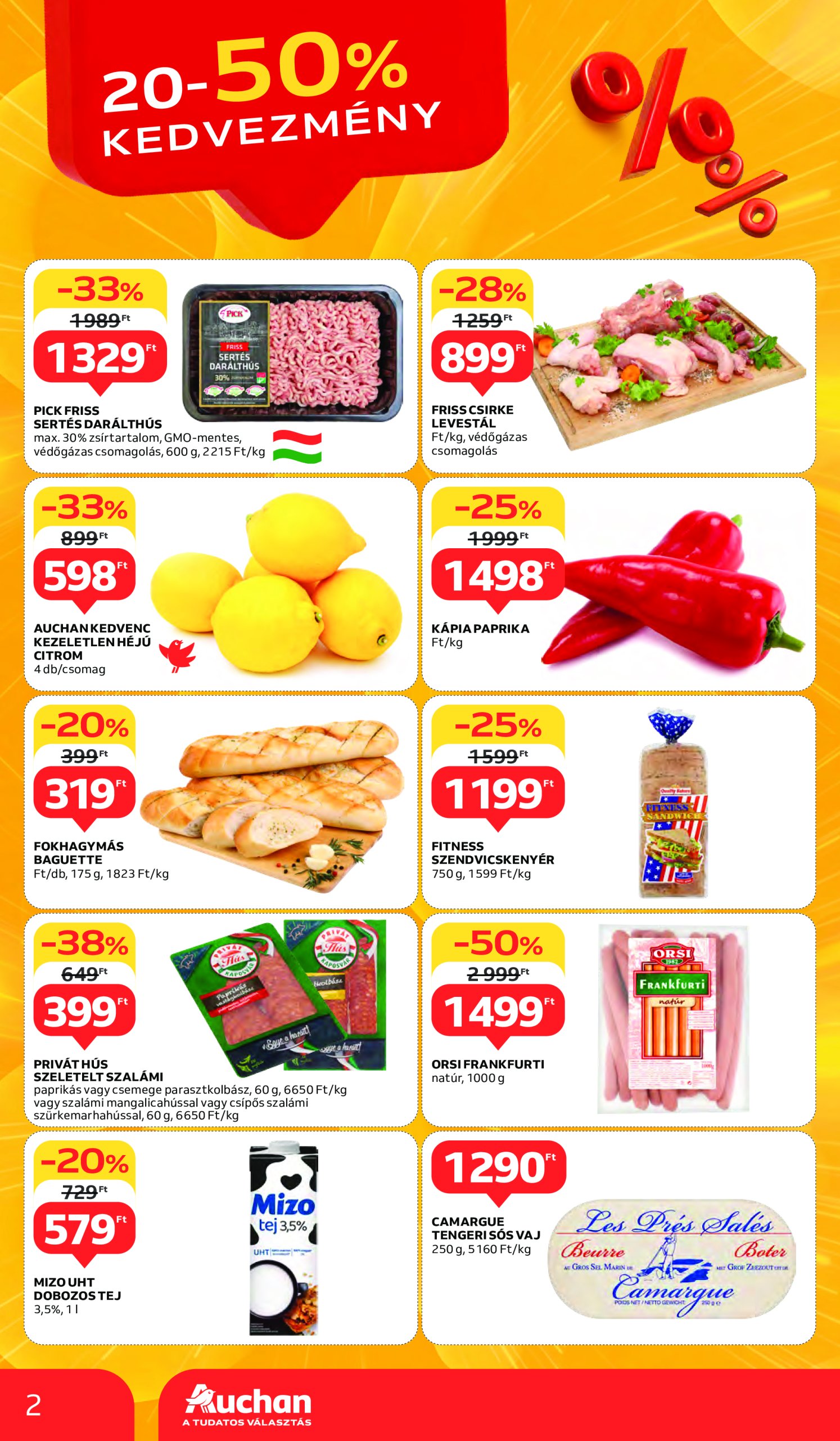 auchan - Auchan akciós újság, érvényes 04.10. - 04.16. - page: 2 auchan - Auchan akciós újság, érvényes 04.10. - 04.16. - page: 2