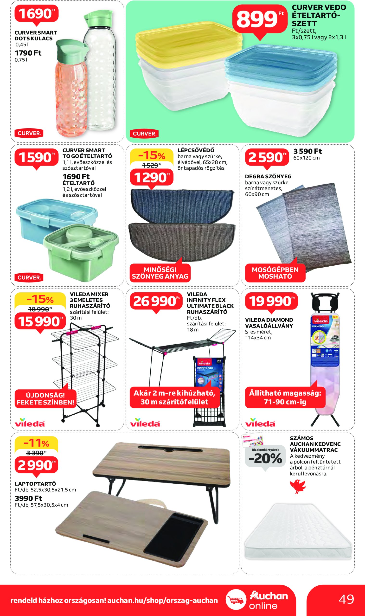 auchan - Auchan akciós újság, érvényes 04.10. - 04.16. - page: 49 auchan - Auchan akciós újság, érvényes 04.10. - 04.16. - page: 49