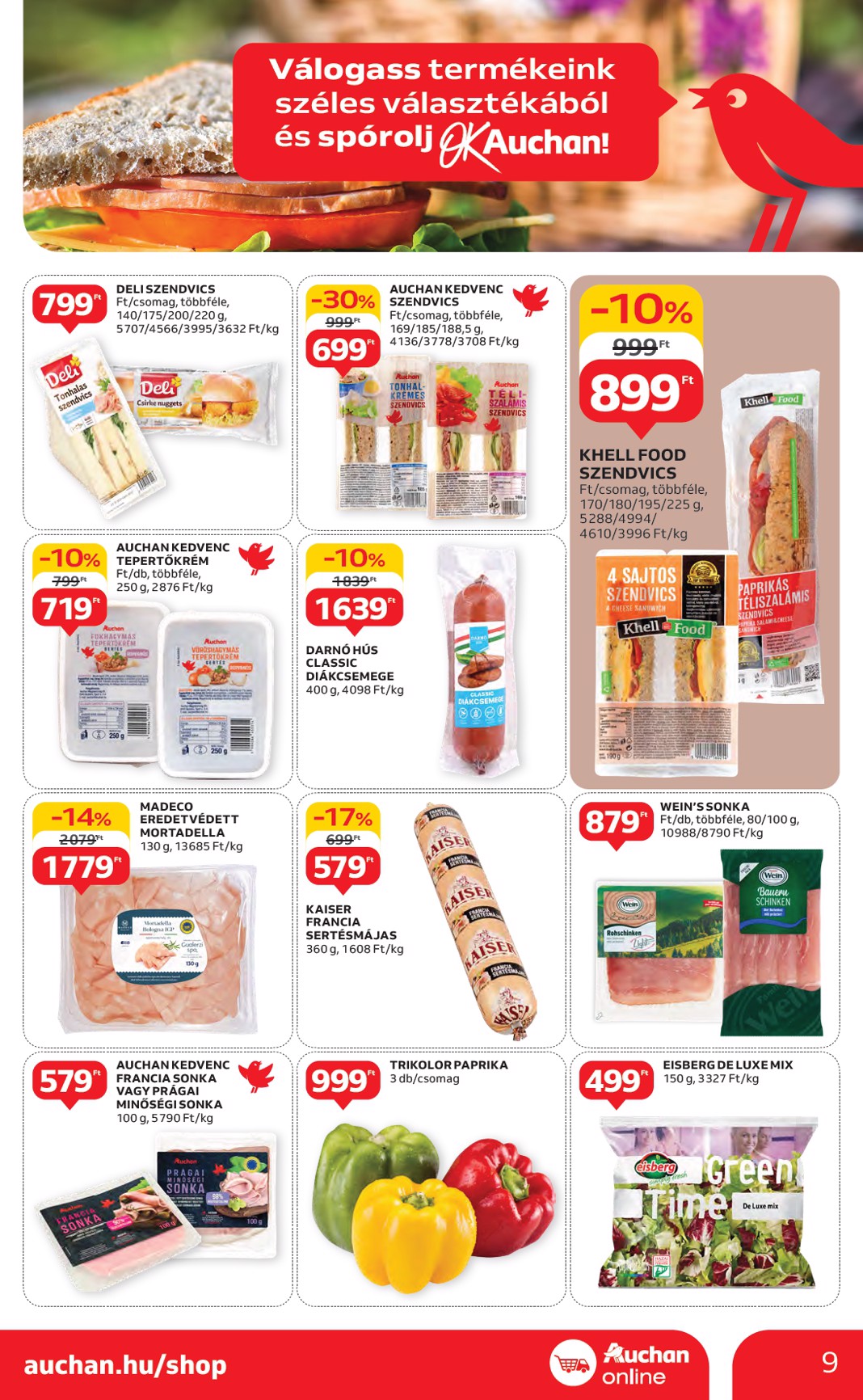 auchan - Auchan akciós újság, érvényes 04.17. - 04.23. - page: 9 auchan - Auchan akciós újság, érvényes 04.17. - 04.23. - page: 9