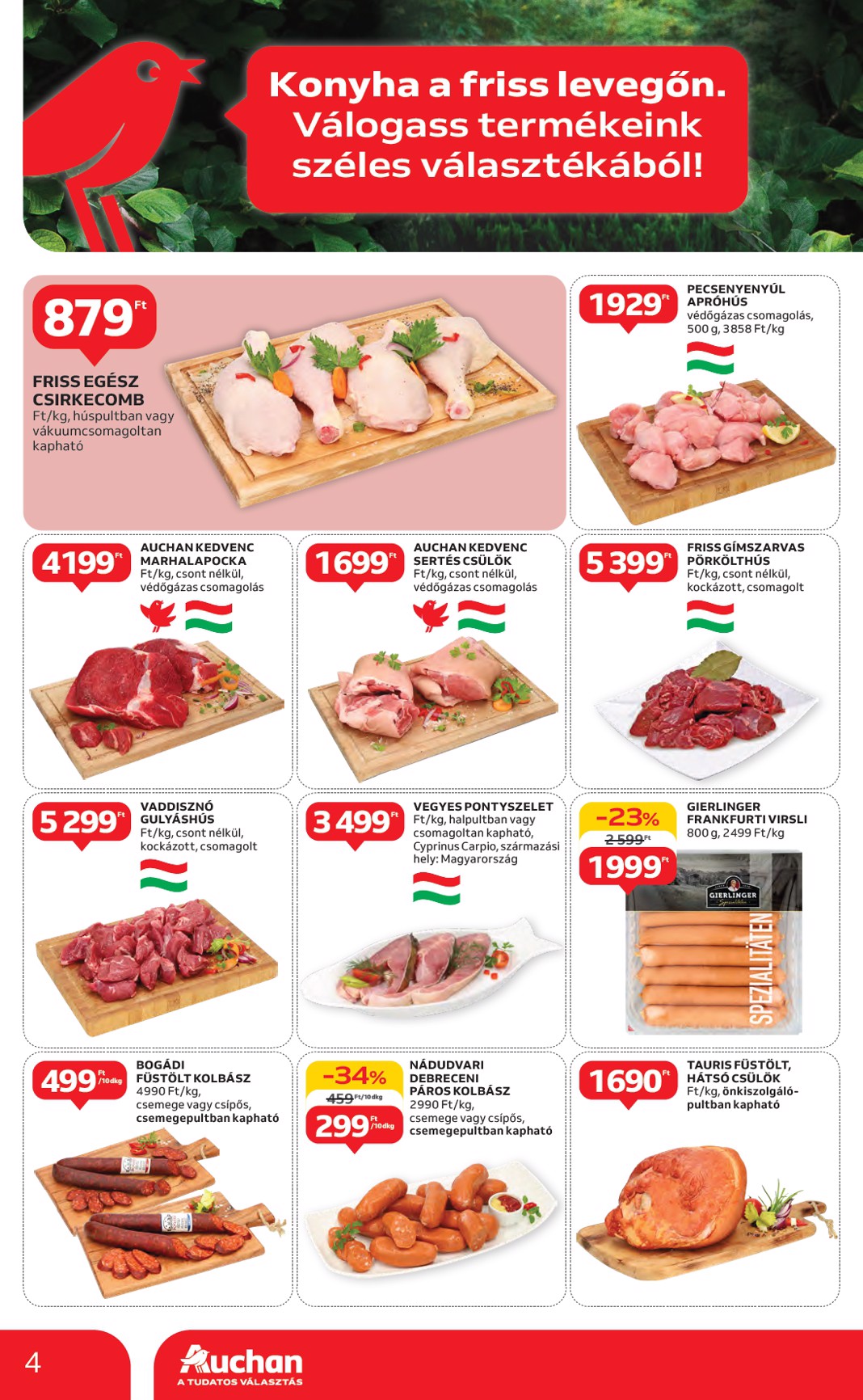 auchan - Auchan akciós újság, érvényes 04.17. - 04.23. - page: 4 auchan - Auchan akciós újság, érvényes 04.17. - 04.23. - page: 4