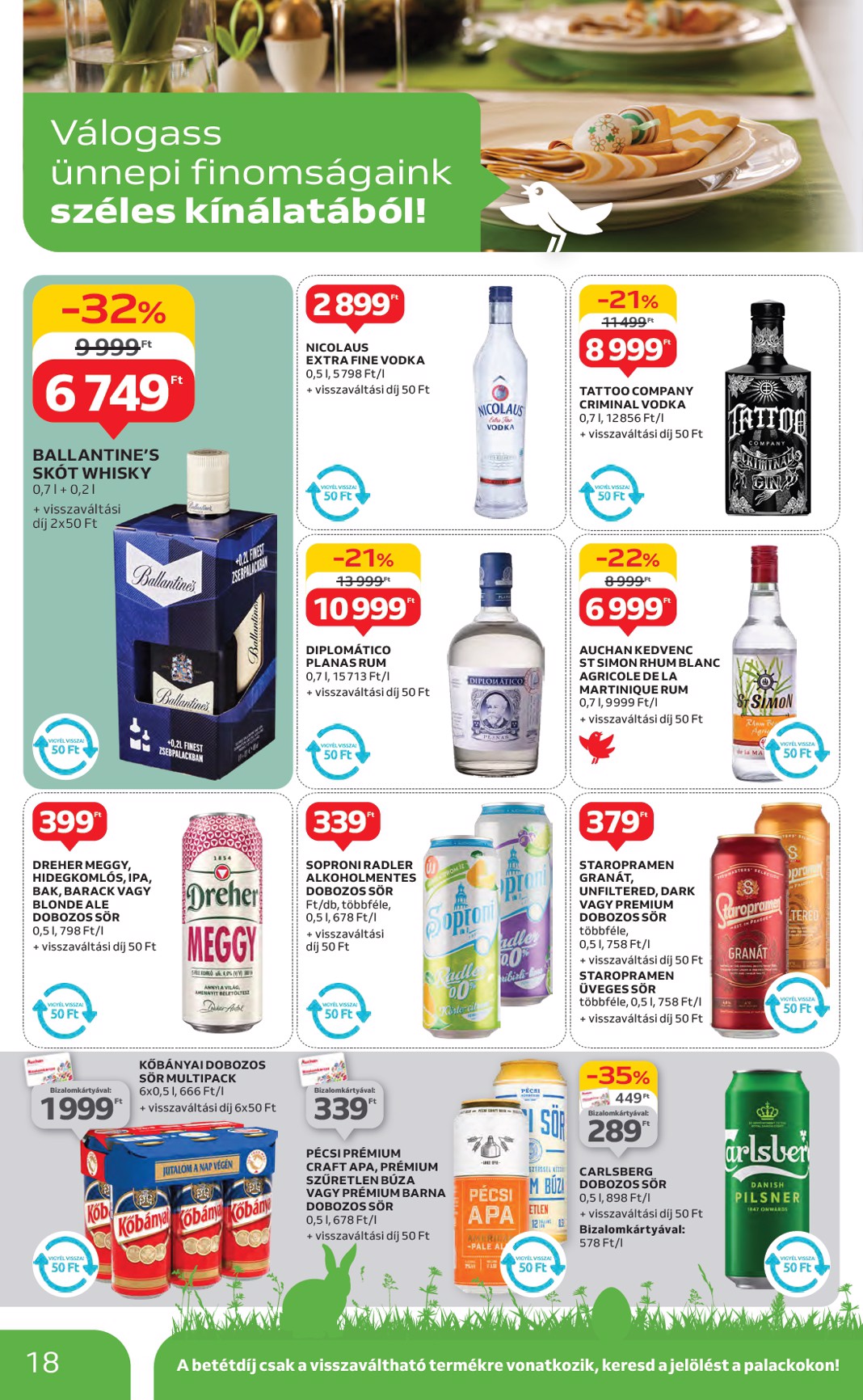 auchan - Auchan akciós újság, érvényes 04.17. - 04.23. - page: 18 auchan - Auchan akciós újság, érvényes 04.17. - 04.23. - page: 18