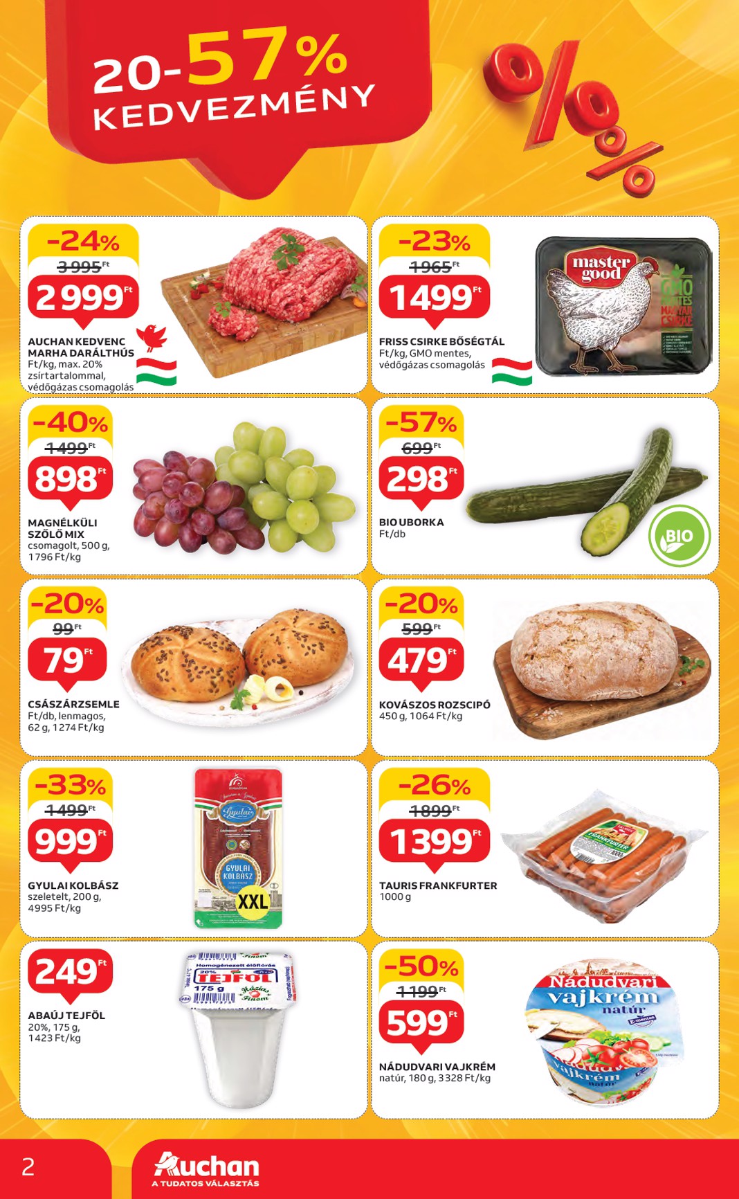 auchan - Auchan akciós újság, érvényes 04.17. - 04.23. - page: 2 auchan - Auchan akciós újság, érvényes 04.17. - 04.23. - page: 2
