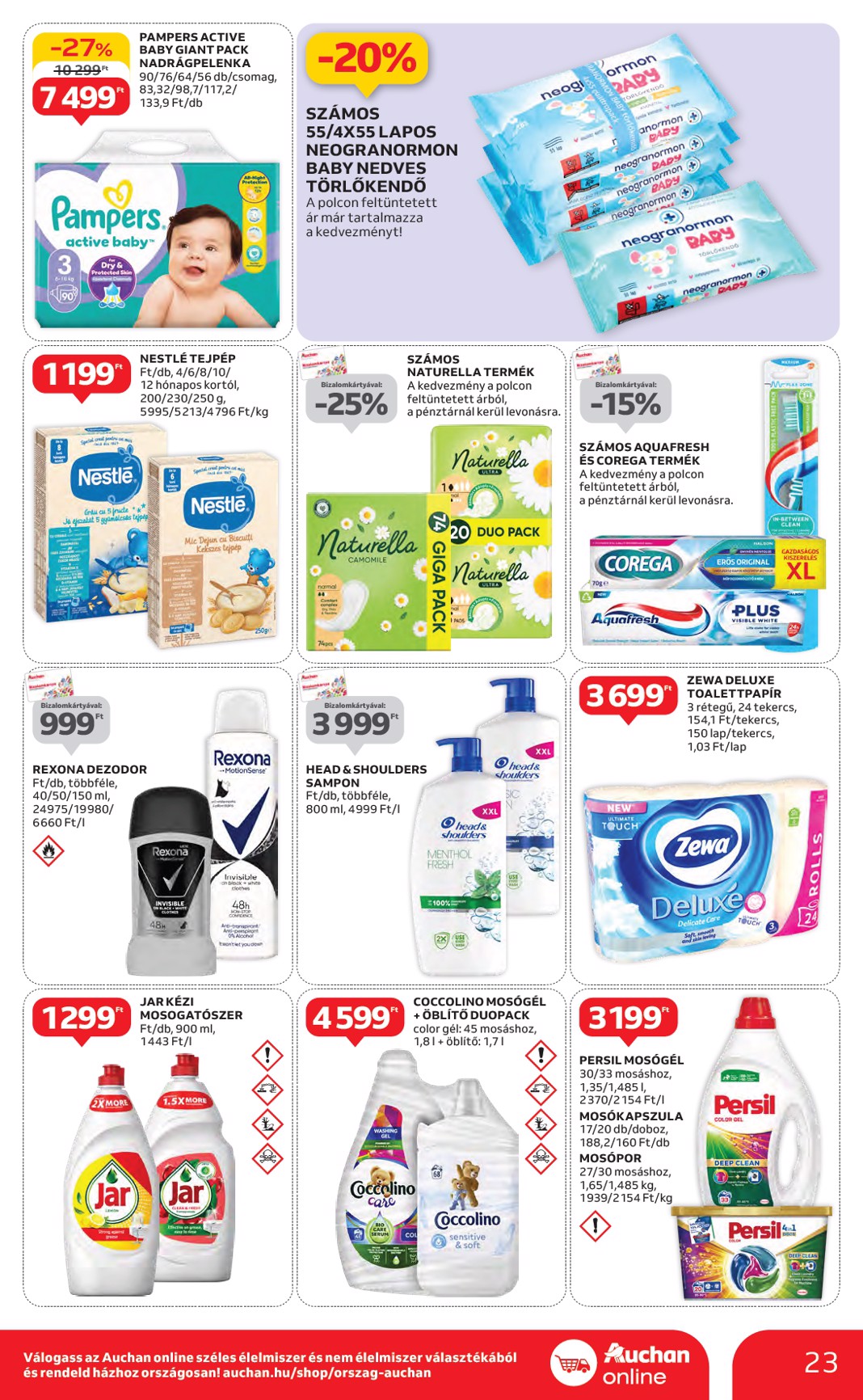 auchan - Auchan akciós újság, érvényes 04.17. - 04.23. - page: 23 auchan - Auchan akciós újság, érvényes 04.17. - 04.23. - page: 23