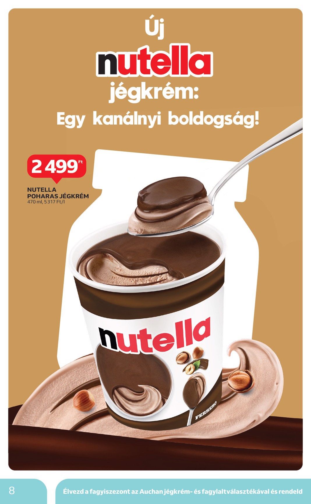 auchan - Auchan - Jégkrém ajánlataink - Hipermarket akciós újság, érvényes 04.24. - 05.21. - page: 8