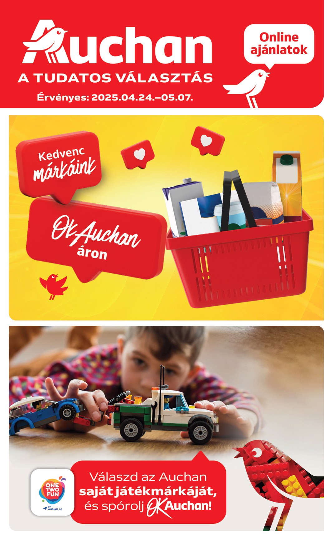 auchan - Auchan - Kedvenc márkáink - Hipermarket akciós újság, érvényes 04.24. - 05.07.