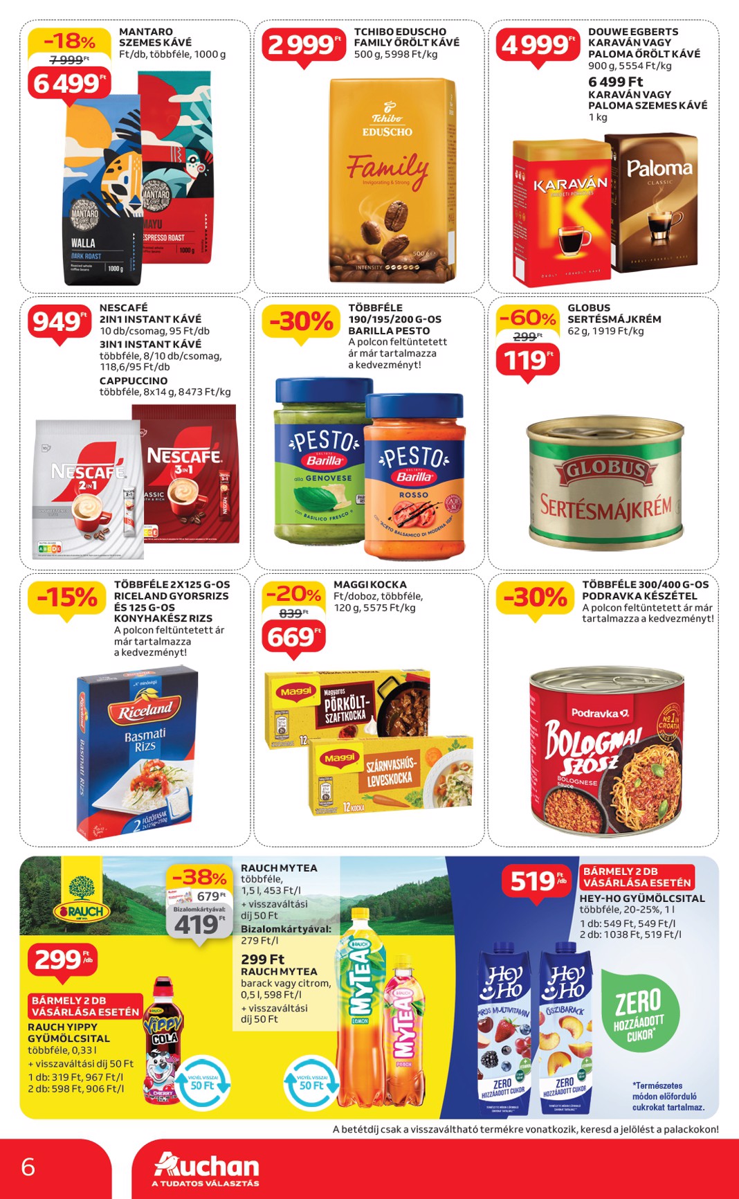 auchan - Auchan - Kedvenc márkáink - Hipermarket akciós újság, érvényes 04.24. - 05.07. - page: 6