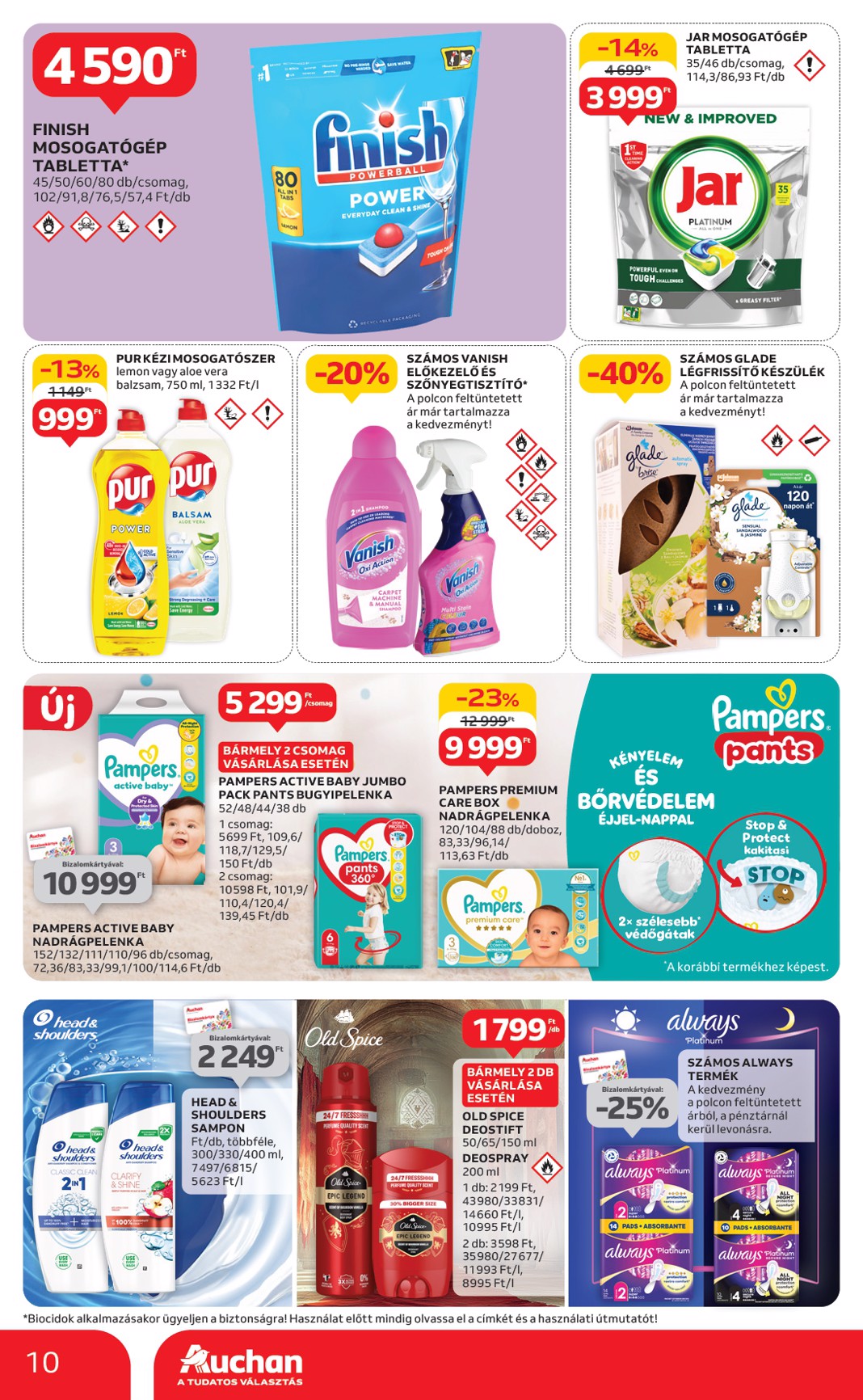 auchan - Auchan - Kedvenc márkáink - Hipermarket akciós újság, érvényes 04.24. - 05.07. - page: 10