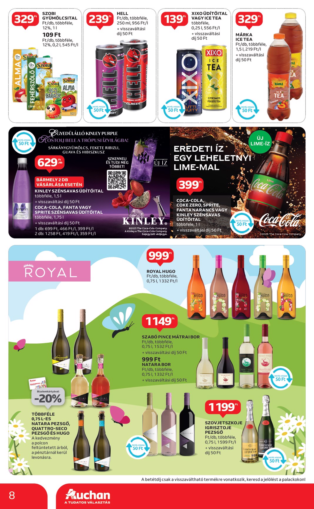 auchan - Auchan - Kedvenc márkáink - Hipermarket akciós újság, érvényes 04.24. - 05.07. - page: 8