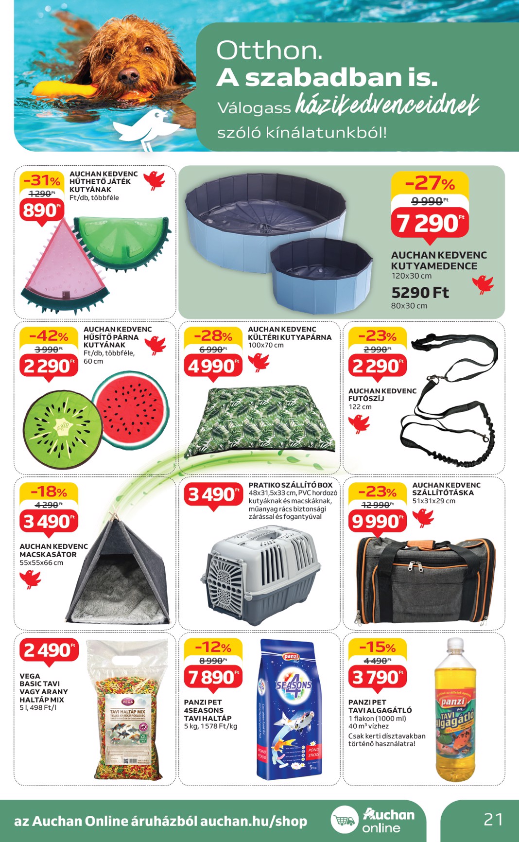 auchan - Auchan - Ki a szabadba - Hipermarket akciós újság, érvényes 04.24. - 05.14. - page: 21