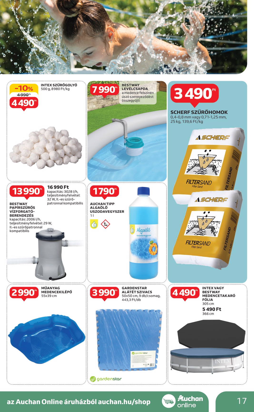 auchan - Auchan - Ki a szabadba - Hipermarket akciós újság, érvényes 04.24. - 05.14. - page: 17