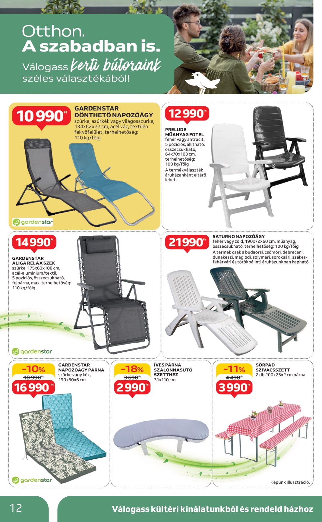 auchan - Auchan - Ki a szabadba - Hipermarket akciós újság, érvényes 04.24. - 05.14. - page: 12