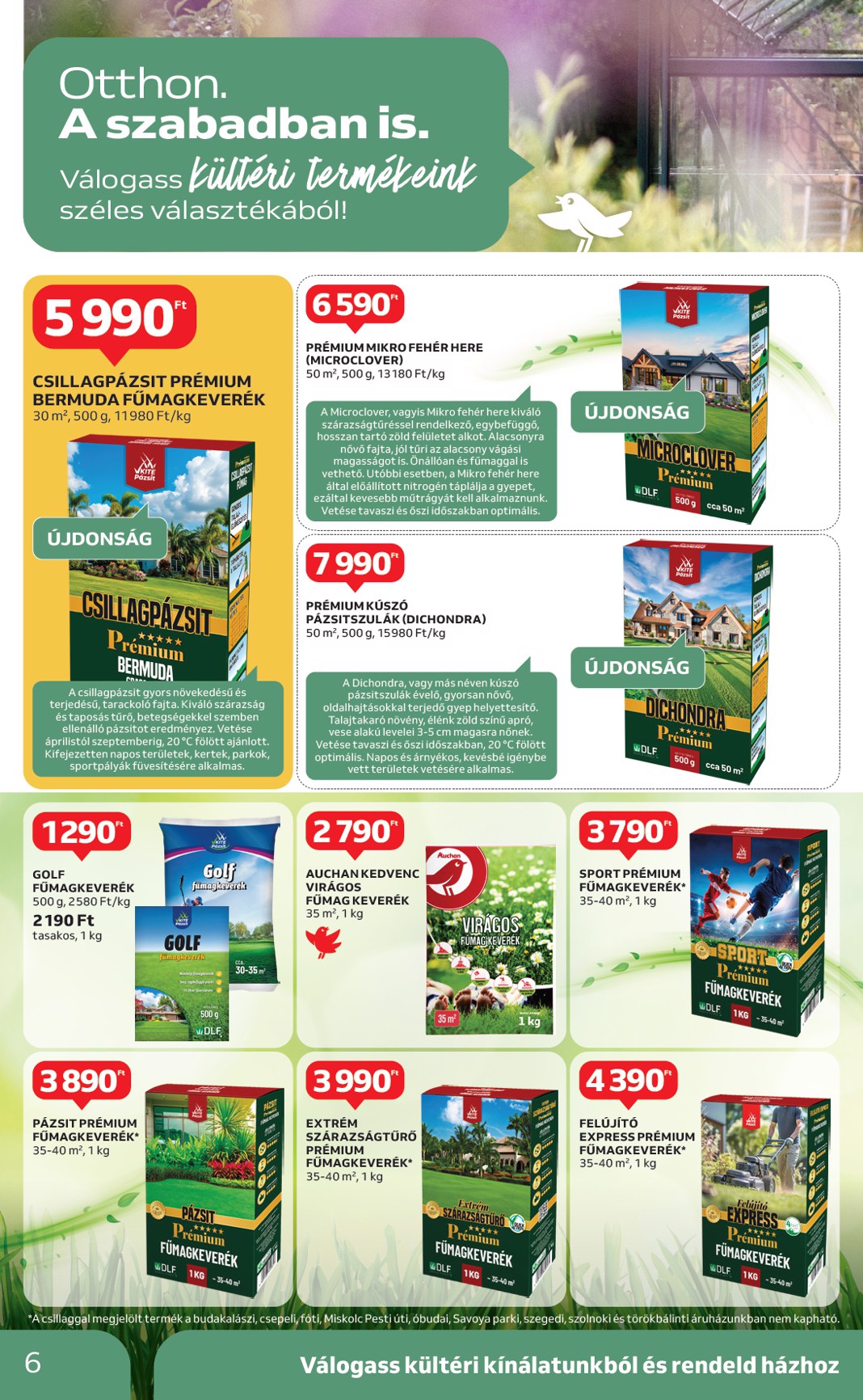 auchan - Auchan - Ki a szabadba - Hipermarket akciós újság, érvényes 04.24. - 05.14. - page: 6