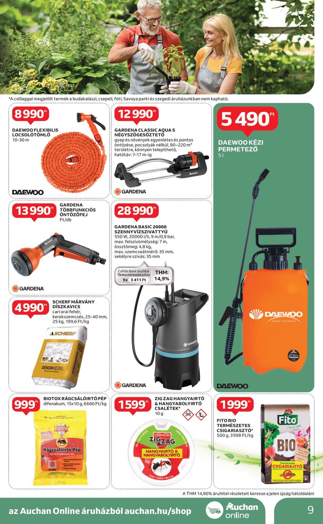 auchan - Auchan - Ki a szabadba - Hipermarket akciós újság, érvényes 04.24. - 05.14. - page: 9