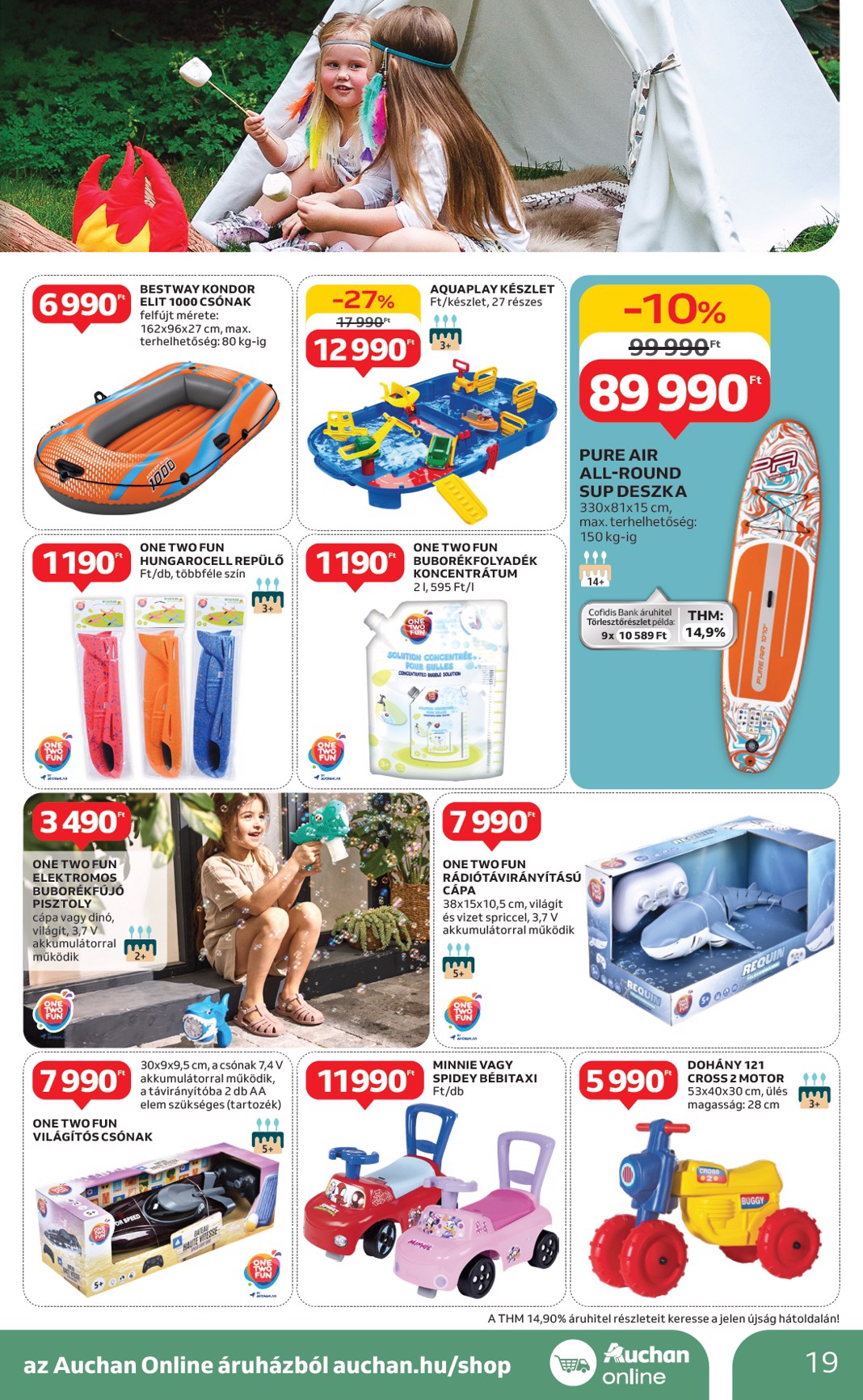 auchan - Auchan - Ki a szabadba - Hipermarket akciós újság, érvényes 04.24. - 05.14. - page: 19