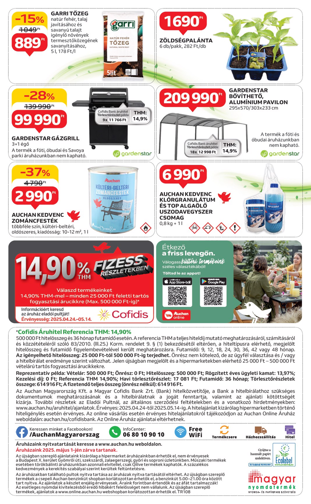 auchan - Auchan - Ki a szabadba - Hipermarket akciós újság, érvényes 04.24. - 05.14. - page: 28