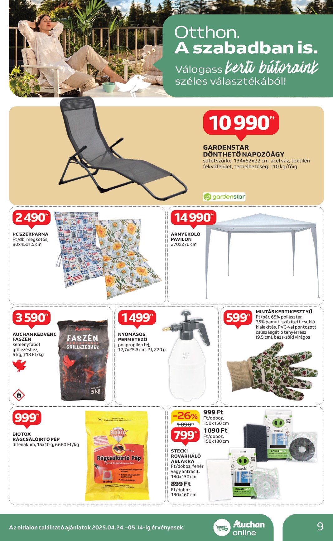 auchan - Auchan Szupermarket akciós újság, érvényes 04.24. - 04.30. - page: 9